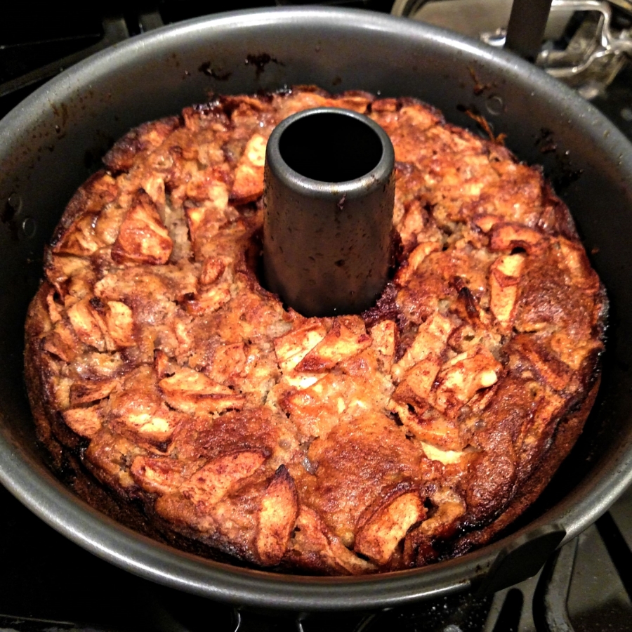 an hour and a 40 minutes later (seriously, it's a big cake).