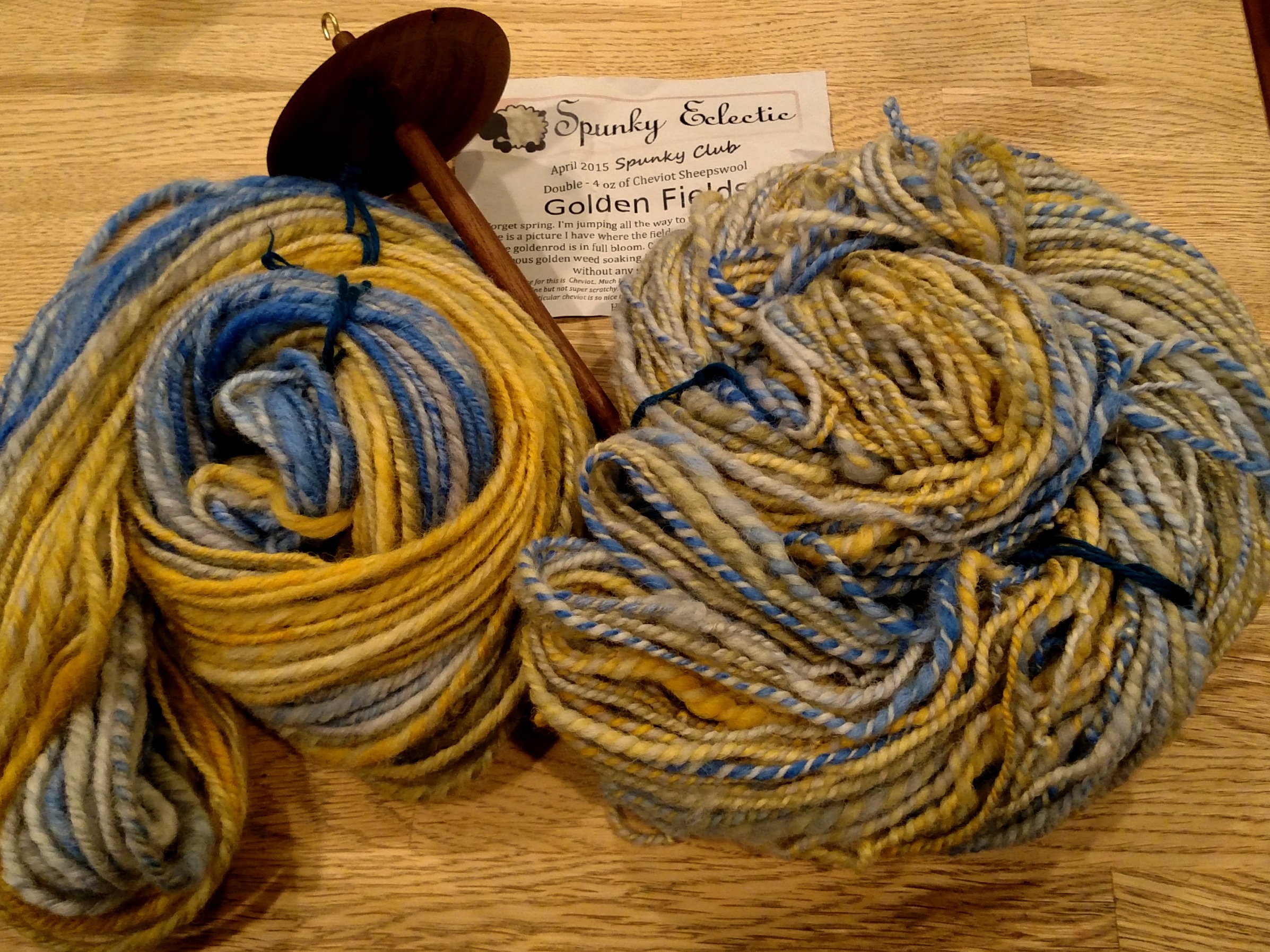 chain ply (3 ply) on the left, two ply on the right