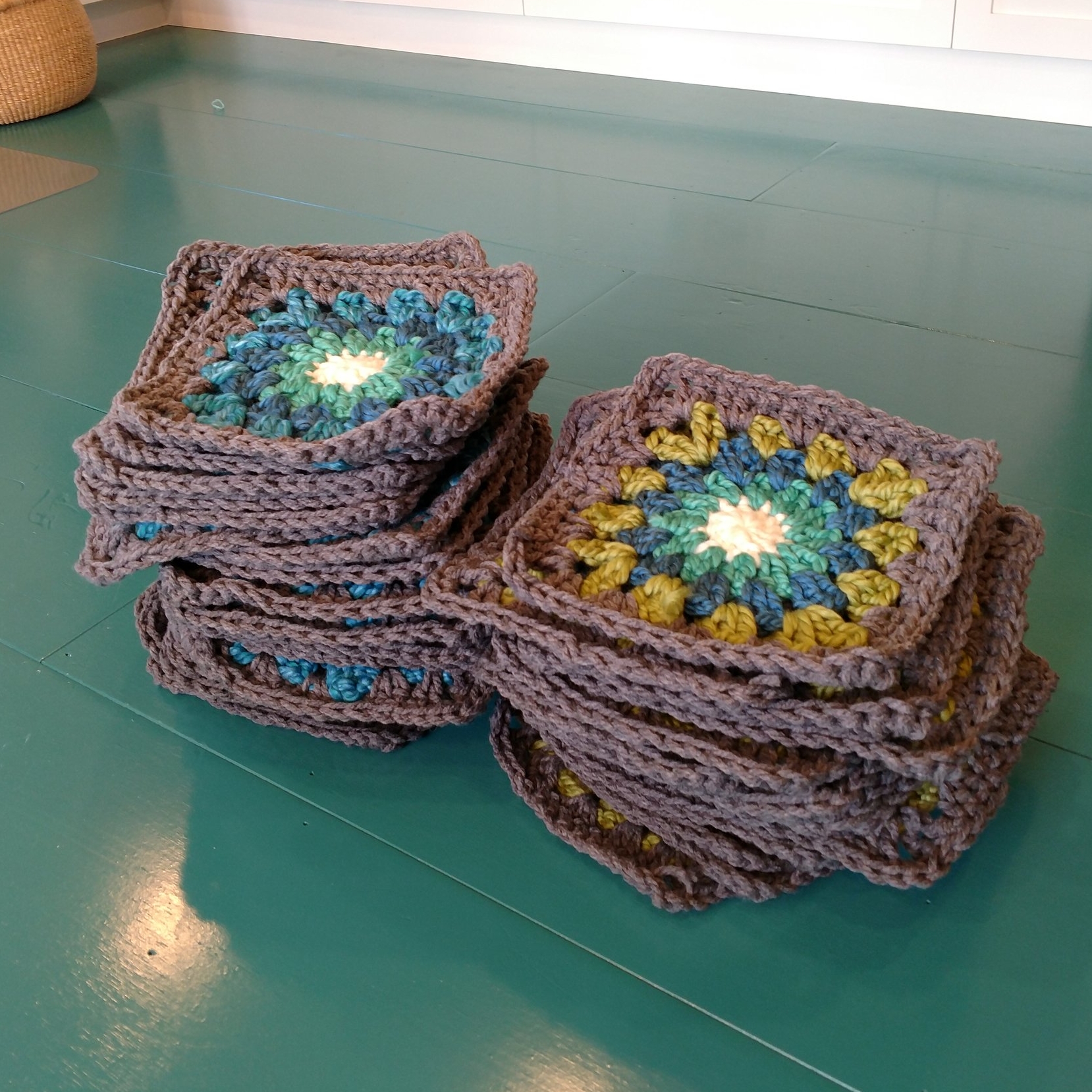 stacks of squares