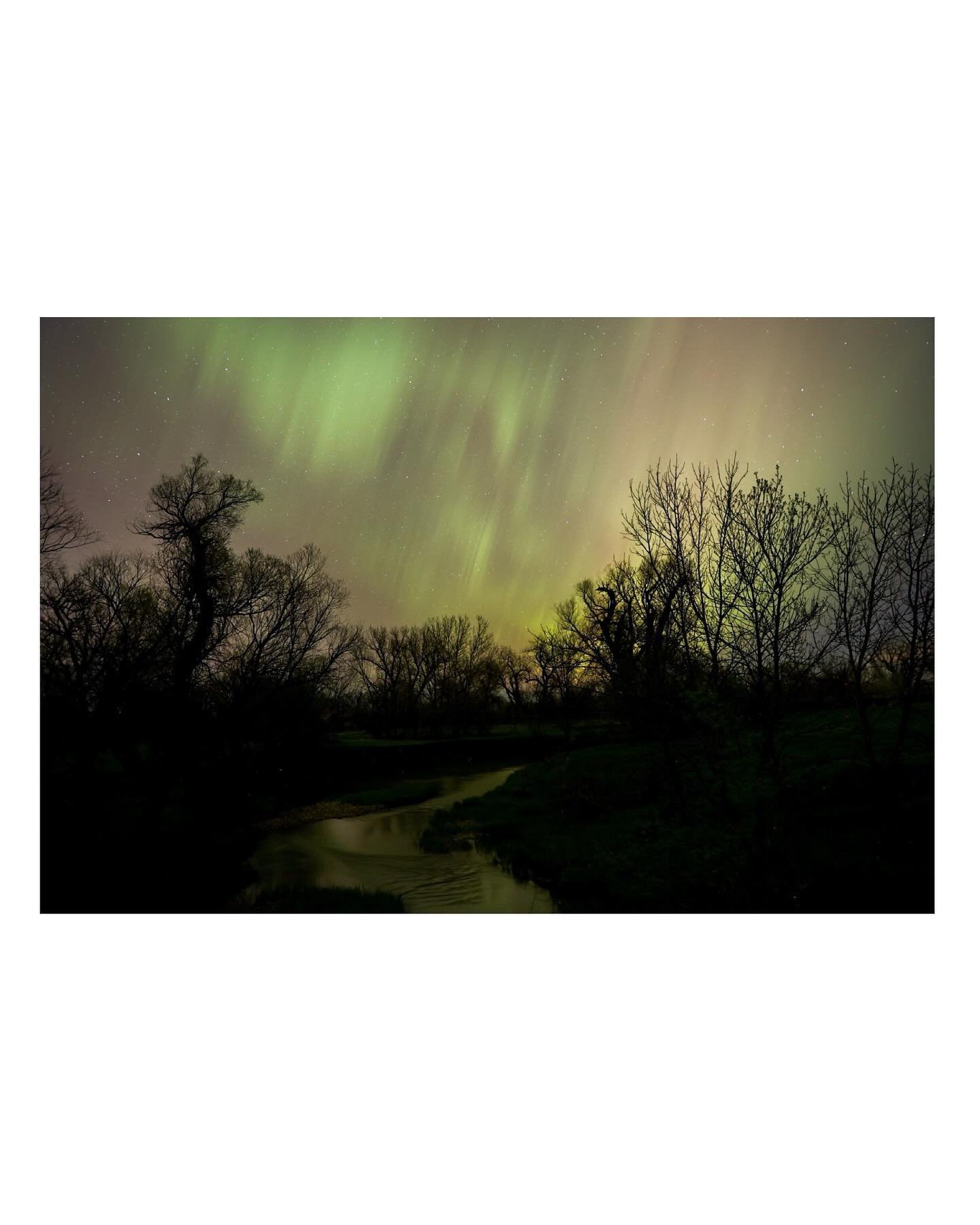 The Northern Lights at the ranch. (Taken last night 5/11/24).