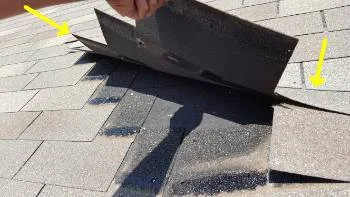 Poor roof installation