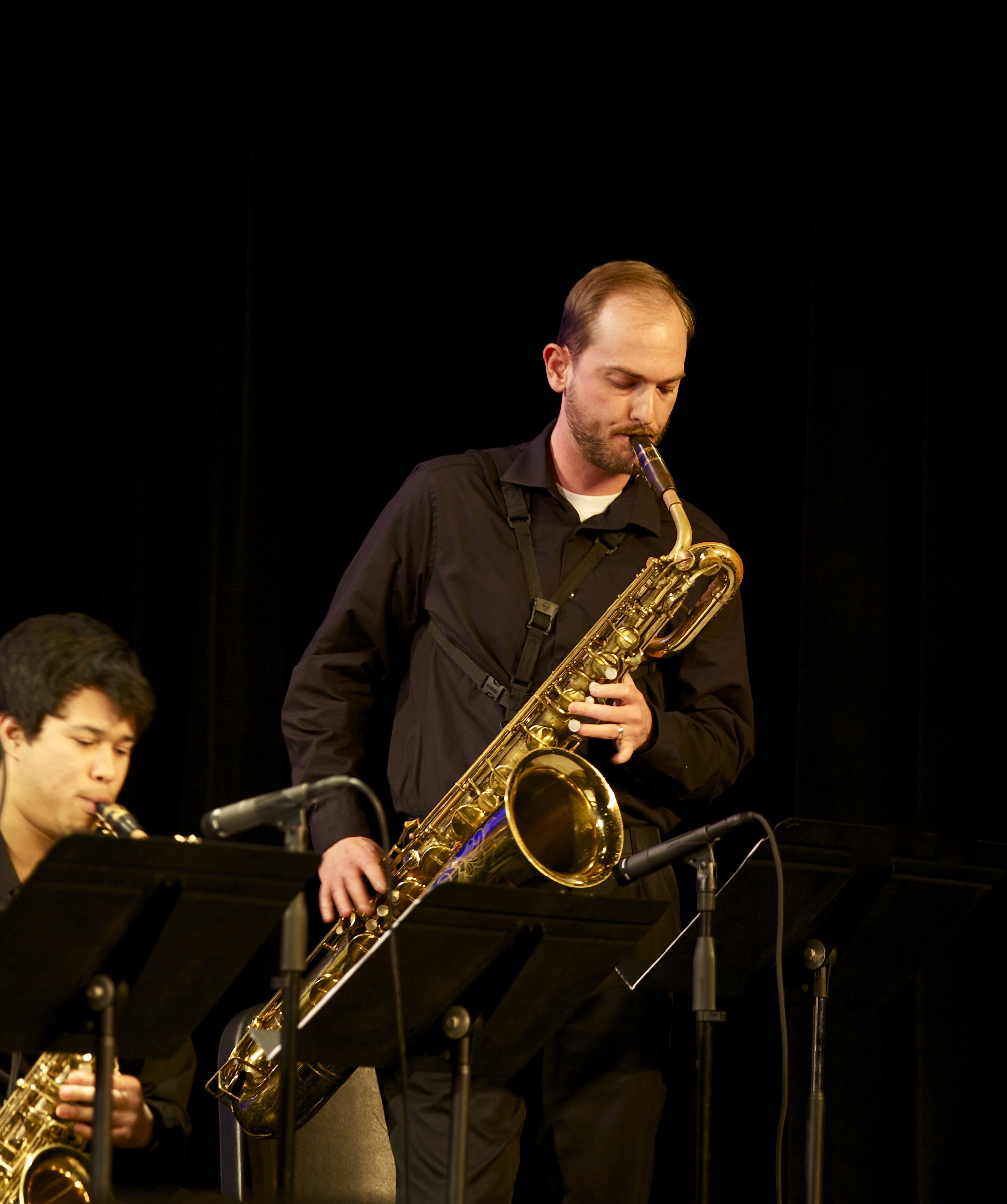 Paul Mathews, baritone saxophone