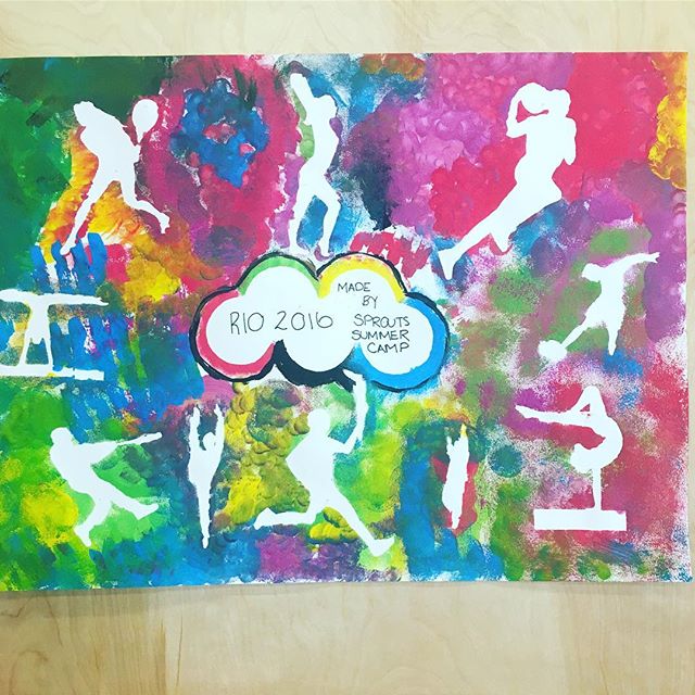 Olympic week at camp! Great job kids. #kidsart #kidscamp #olympics2016