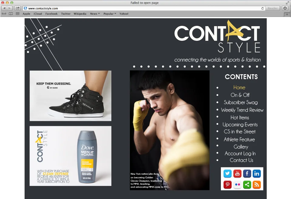  Screen shot of website component from MFA Thesis work. All design &amp; photography by Michelle Farsi. 