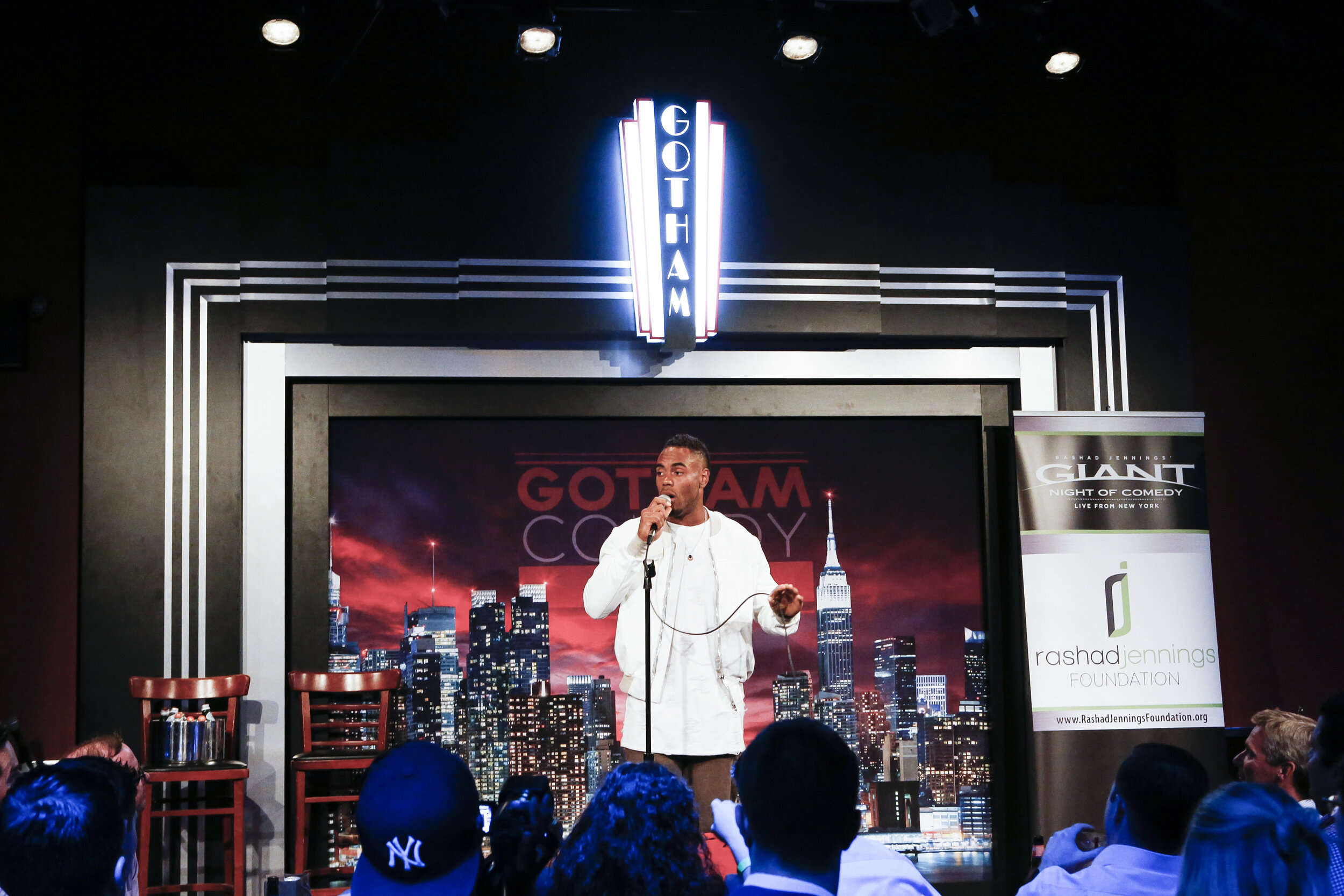  NEW YORK CITY - SEPTEMBER 26th: GIANT Night of Comedy a fundraiser event for the Rashad Jennings Foundation at the Gotham Comedy Club in New York City. ©Michelle Farsi 2016 