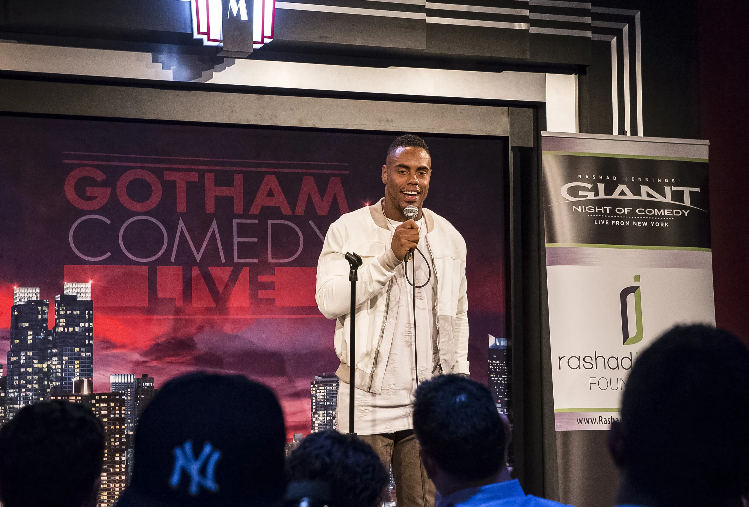 NEW YORK CITY - SEPTEMBER 26th: GIANT Night of Comedy a fundraiser event for the Rashad Jennings Foundation at the Gotham Comedy Club in New York City. ©Michelle Farsi 2016 