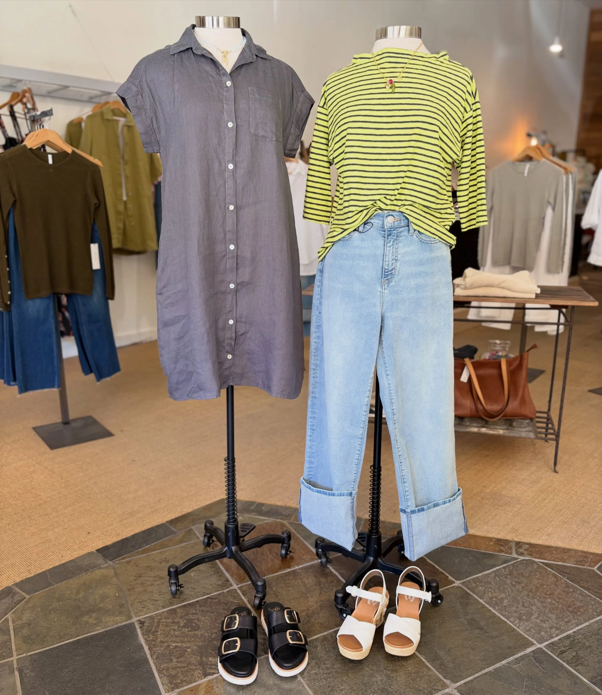 We are ready for a beautiful weekend! New arrivals from Cut Loose and Habitat are here 🧡 #summer26 #boutiquefashion #downtownpetaluma #shoppetaluma #effortlessstyle