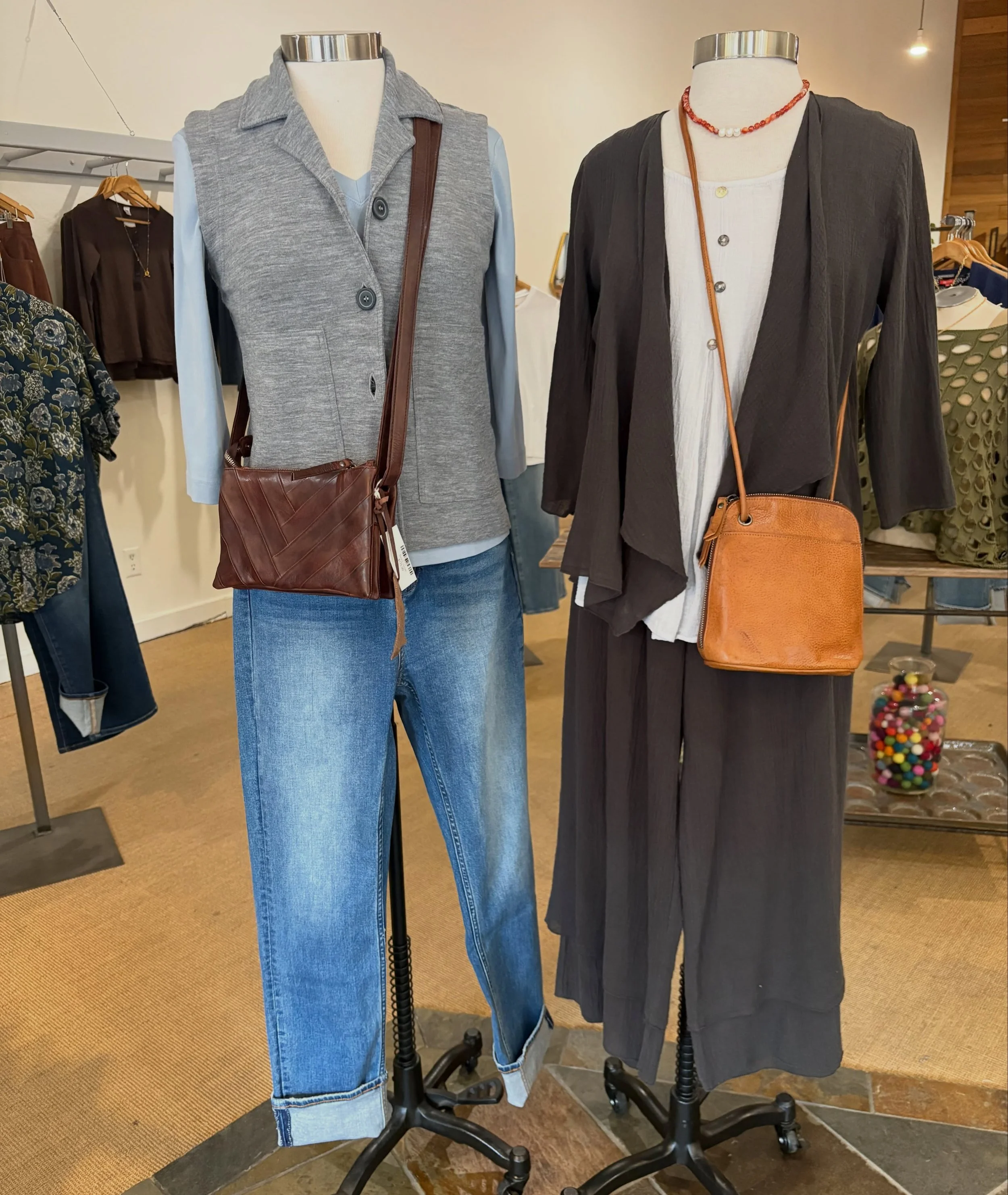 New arrivals this week from Prairie Cotton and Yoga jeans. #shopsmall #boutiquestyle #fall26 #shoppetaluma