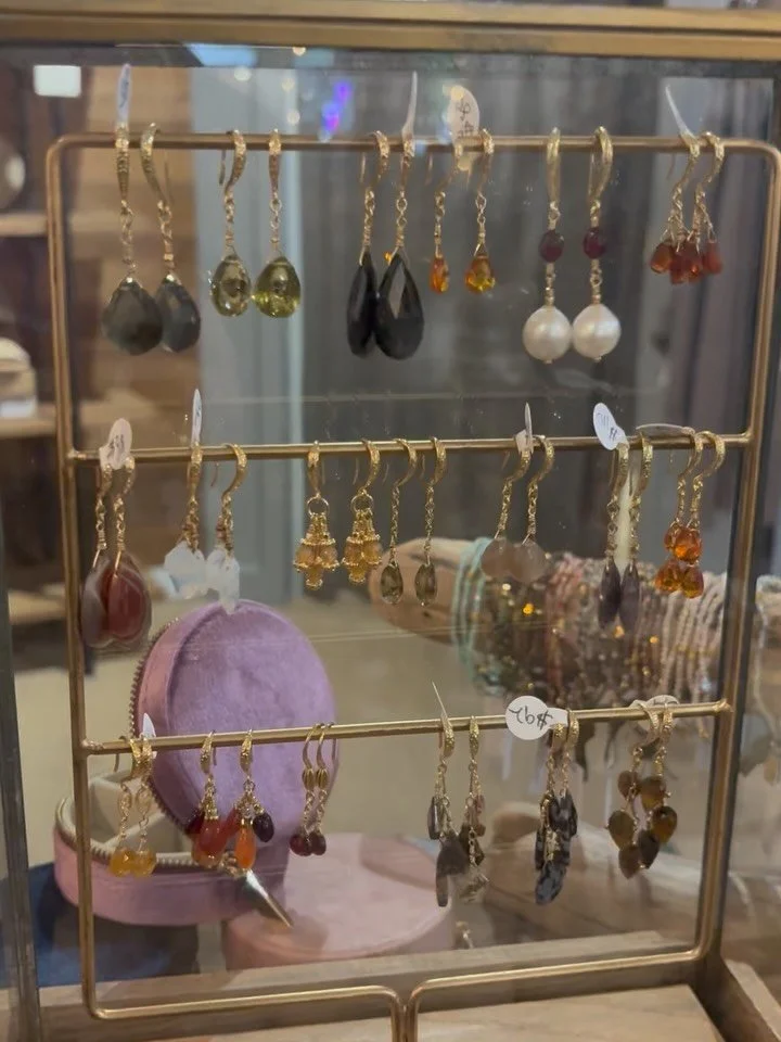 New pieces from Sancia Designs! They are so beautiful-I feel so fortunate to have Sancia's jewelry in the shop! #sunday #supportlocalartists #handcraftedjewelry #boutiquejewelry #shoppetaluma