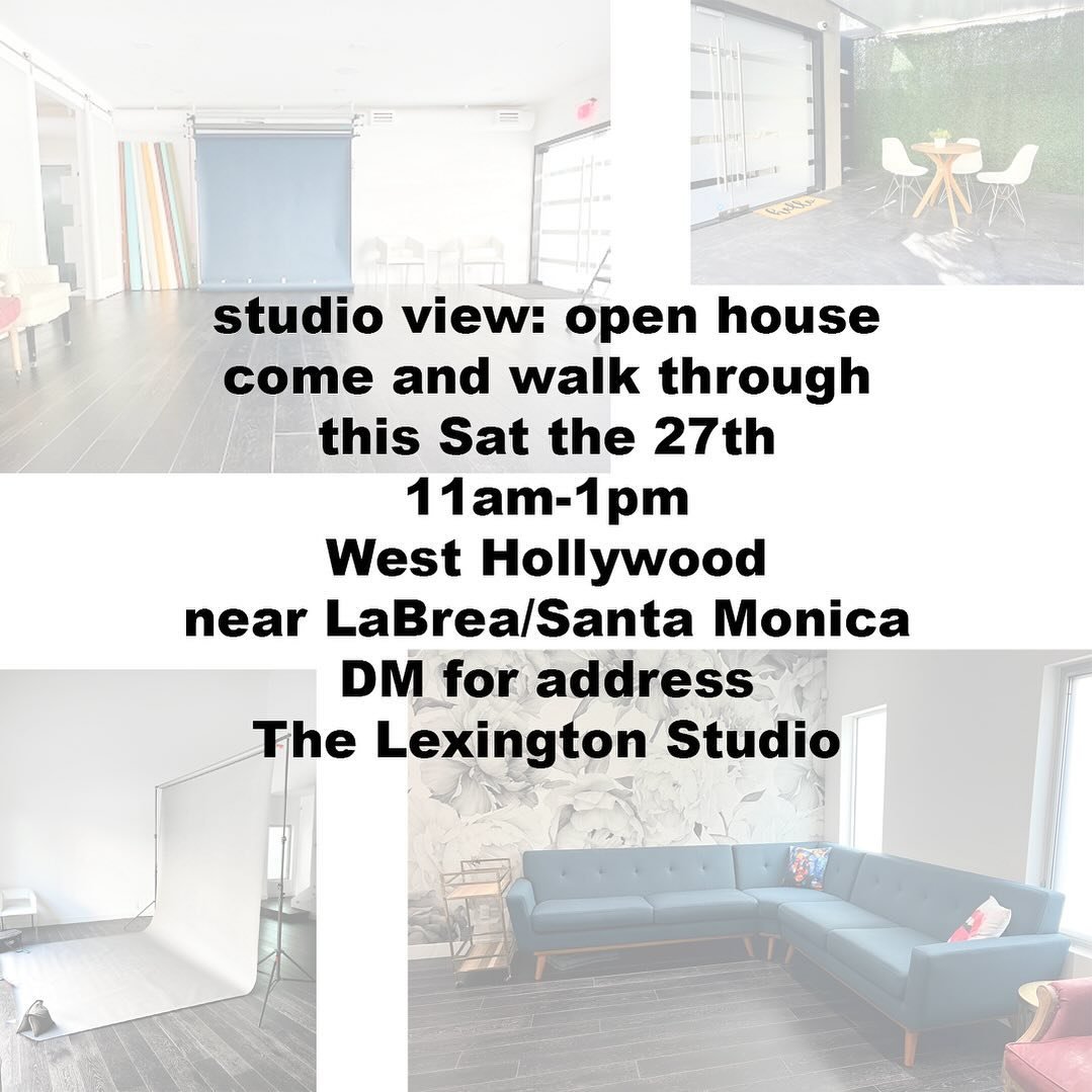 Come walk through and check out @thelexingtonstudio on Sat 11-1