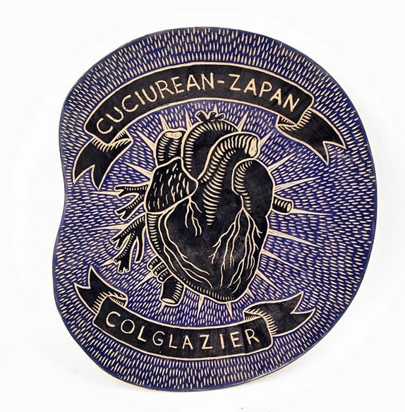 Cuciurean-Zapan Colglazier wedding platter, 2014