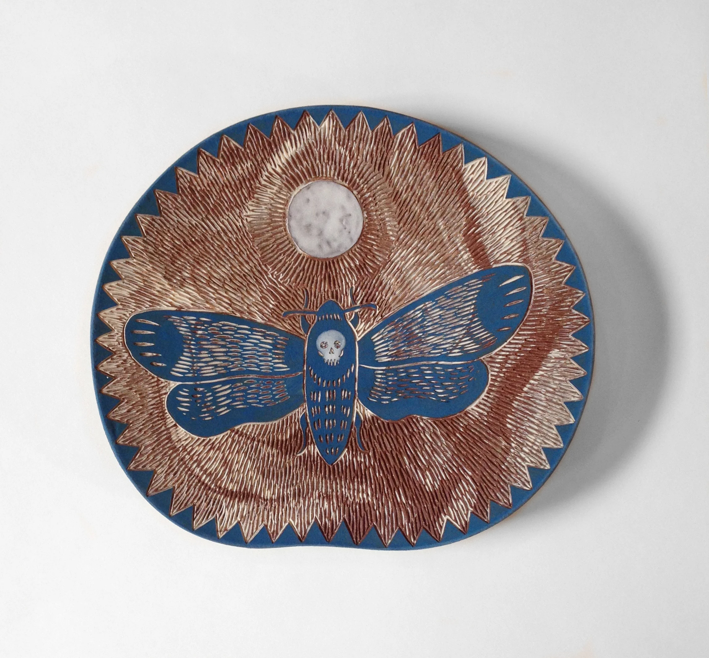 Moth platter, 2016