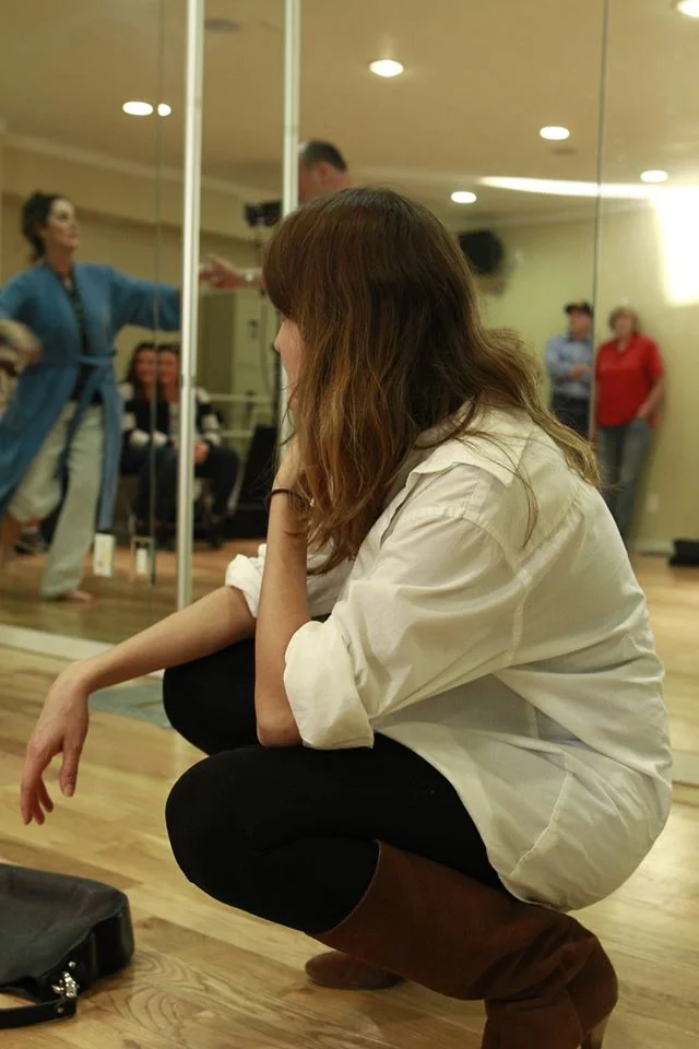 Choreographer on set Photo Credit: Dan Warner 