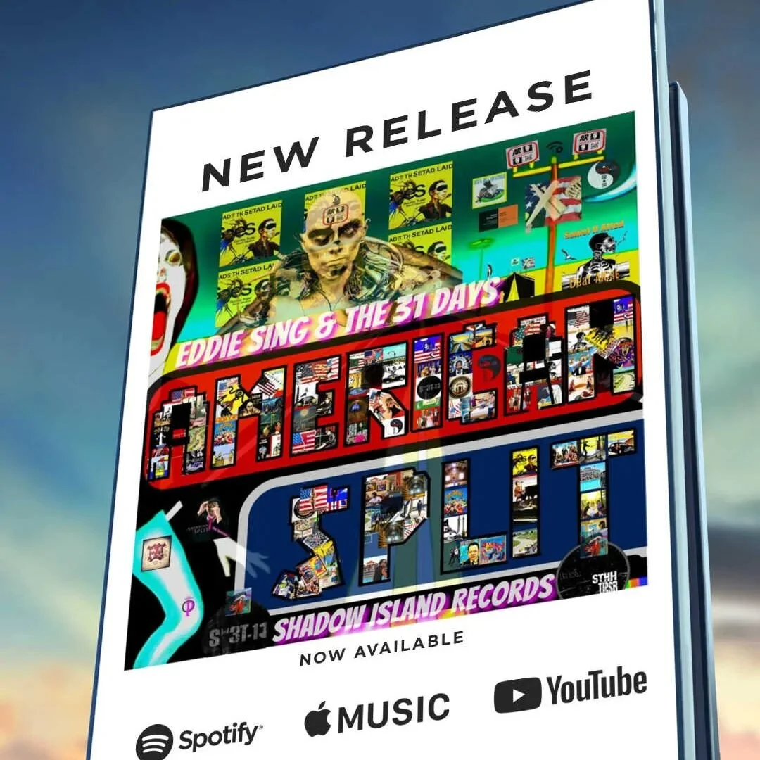 This My America is out for pre-purchase on iMusic and the single and the album, American Split can be purchased at a discount on www.eddiesing.com
