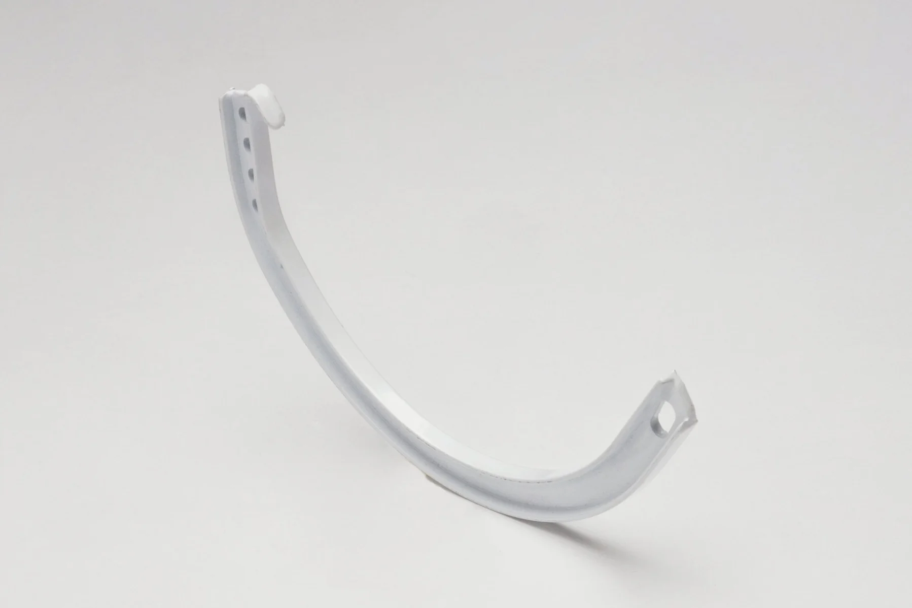 6” White Galvanized Half-Round Gem Circle Hanger 50 pcs. per box