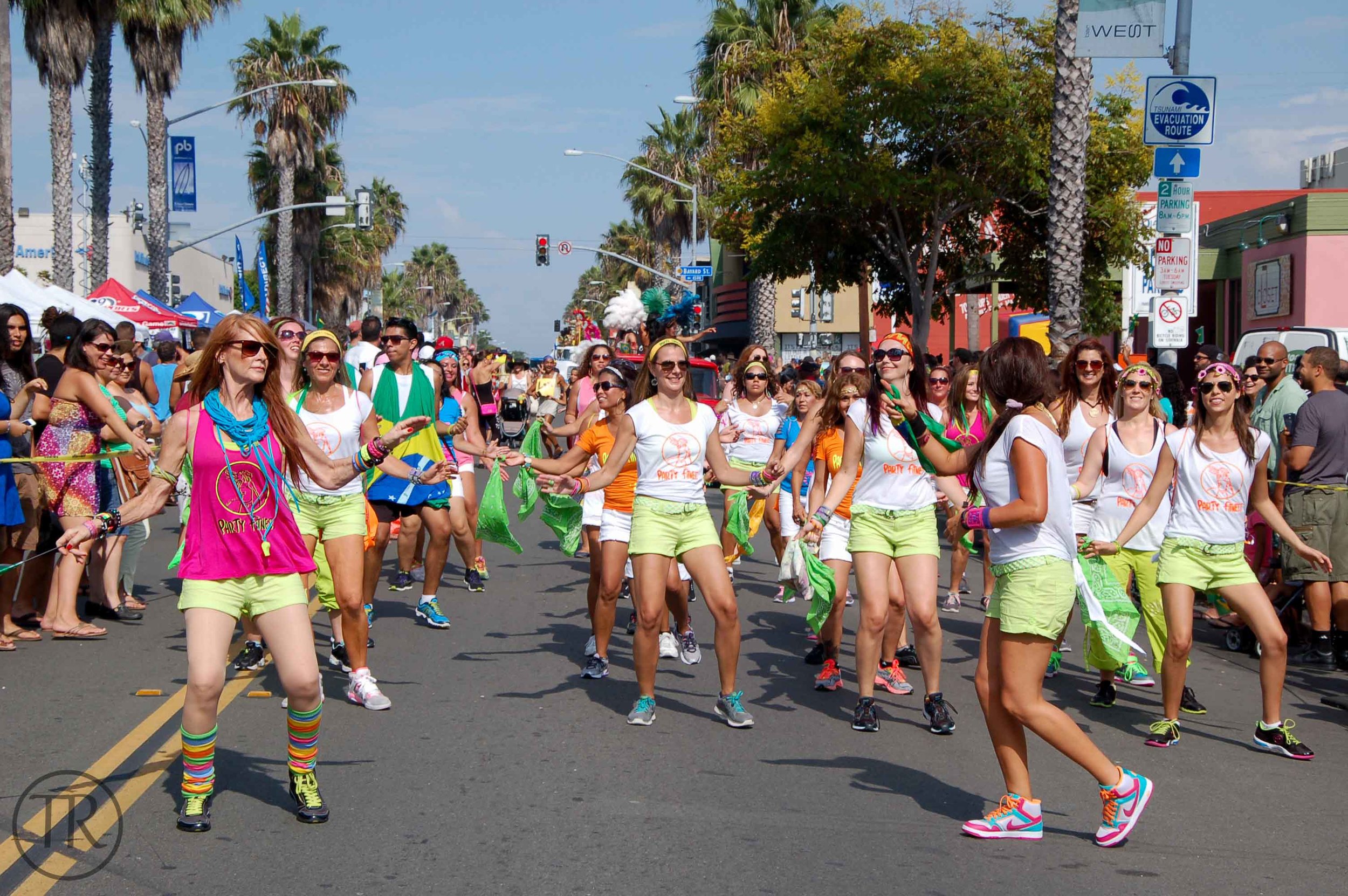 Party Fitness at The Brasilian Day San Diego Parade in Pacific Beach