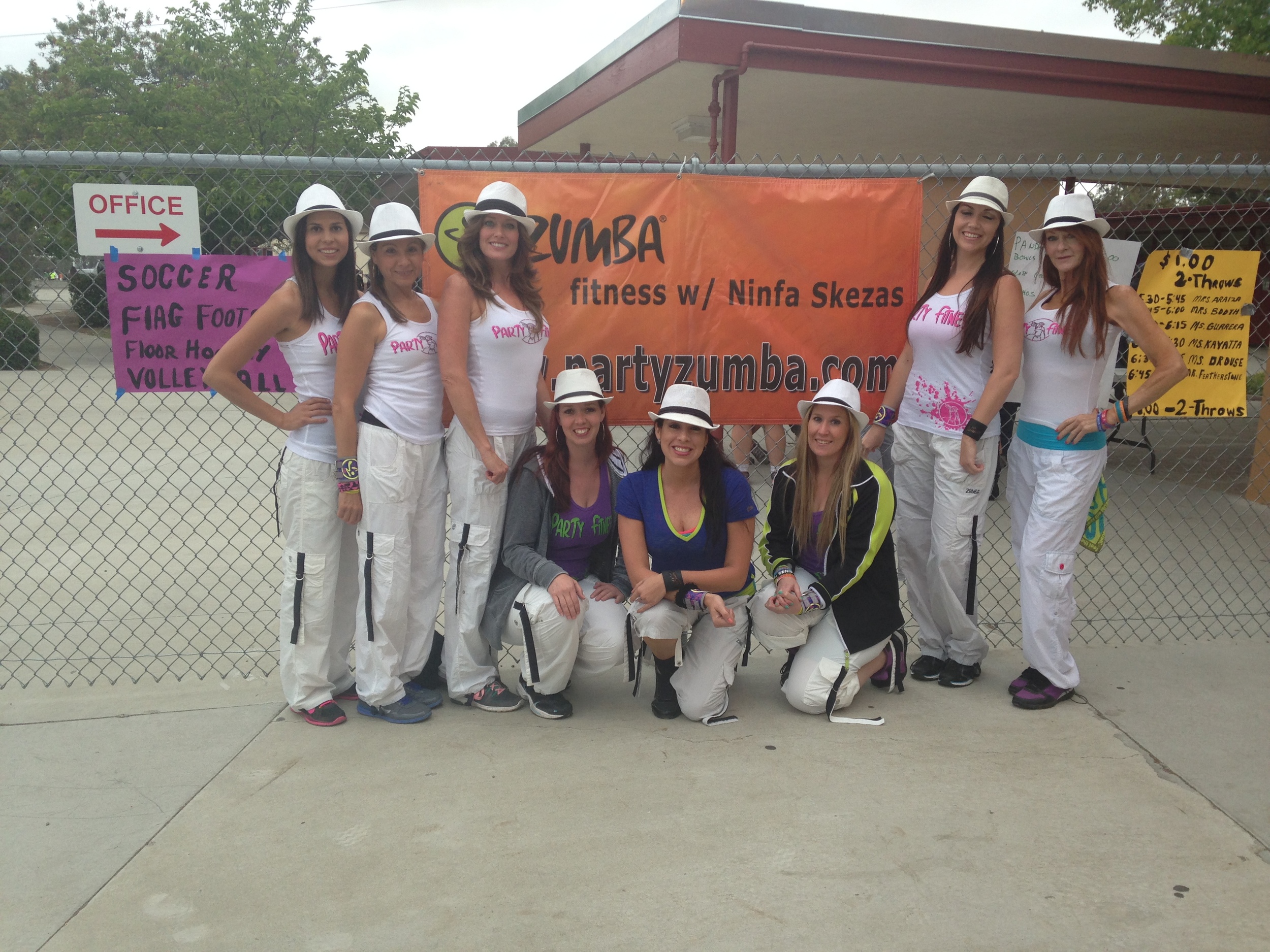 Party Fitness at San Diego School Foundraiser
