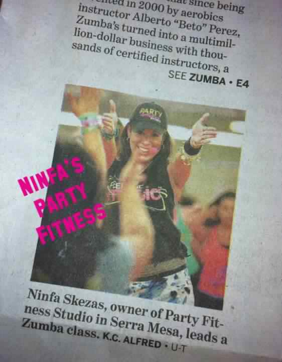 Party Fitness on the news!