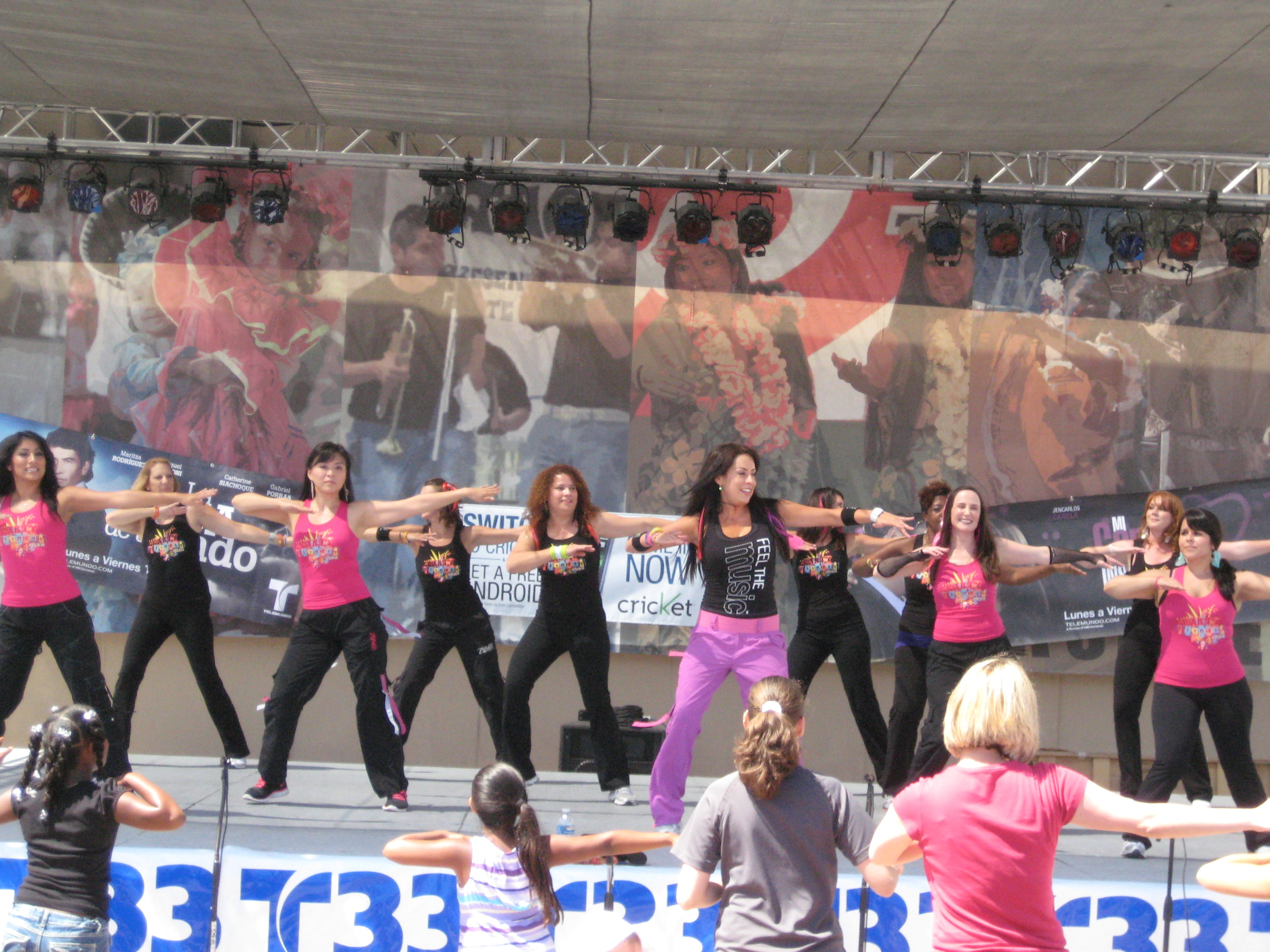 Party Fitness Performing at Del Mar Fair 2010