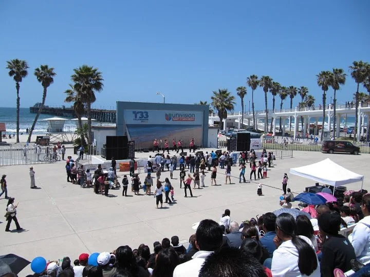 Party Fitness Performing at Copa San Diego with Univision TV