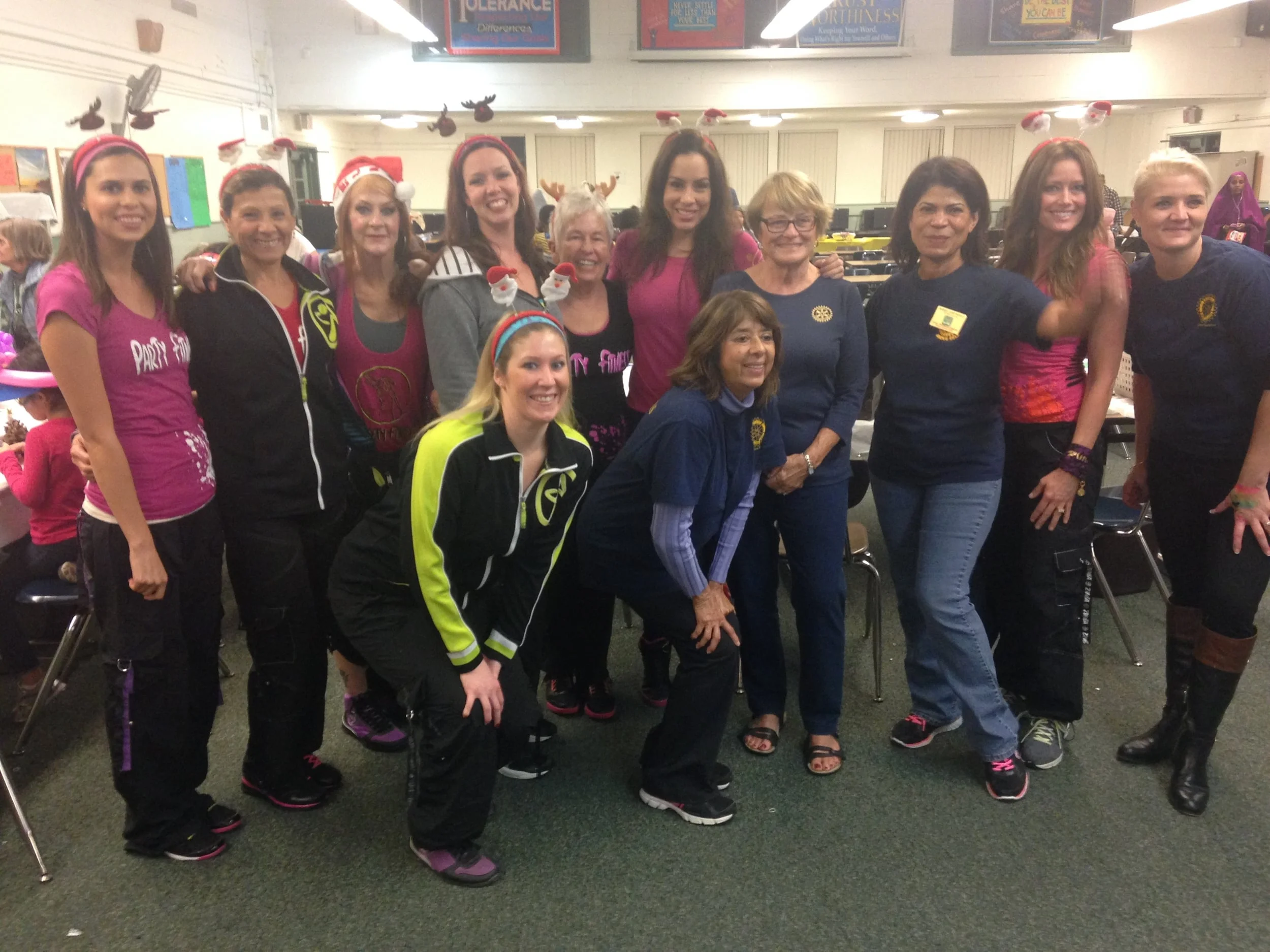 Party Fitness at Rotary Club Foundraiser