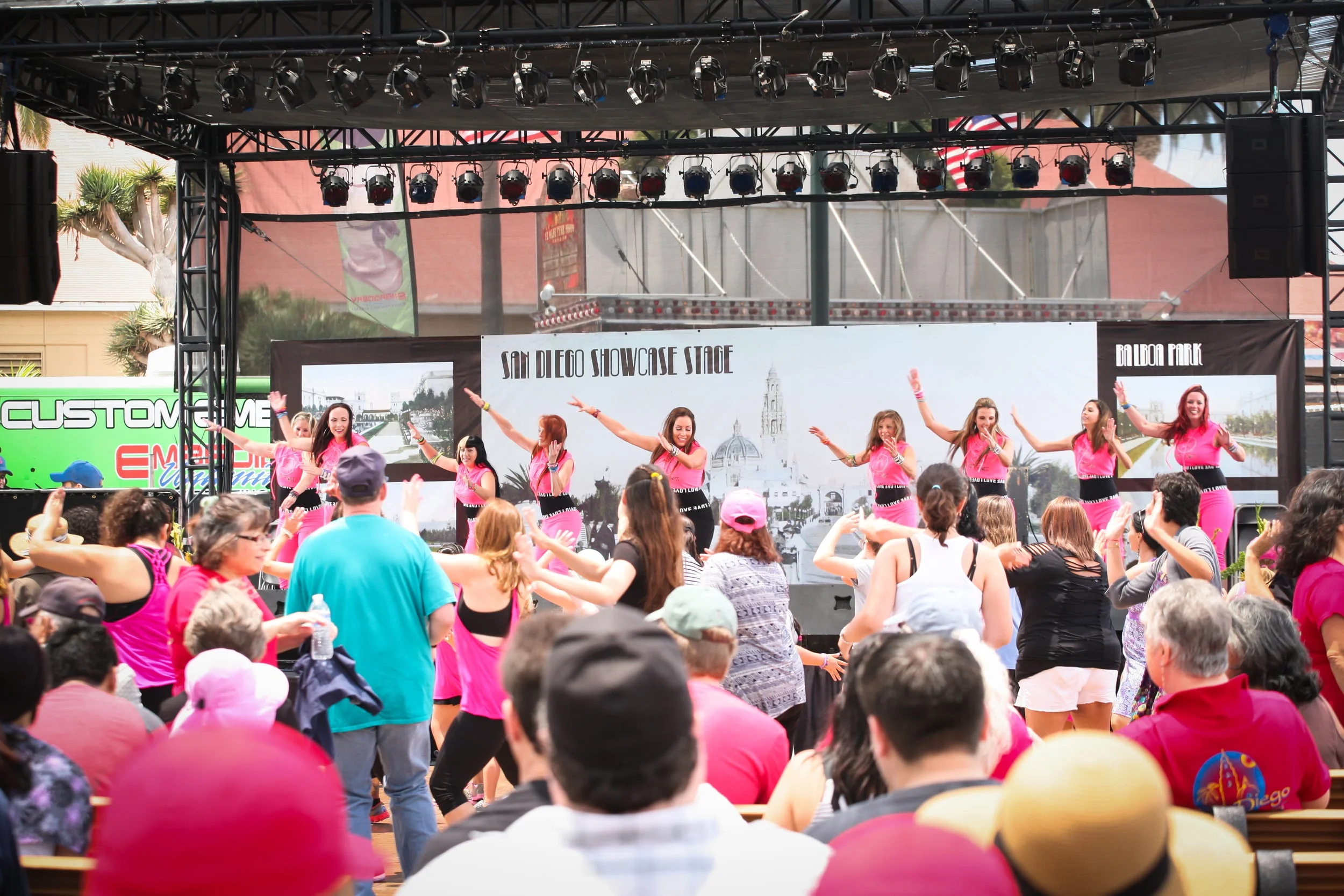 Party Fitness Performing at Del Mar Fair 2015