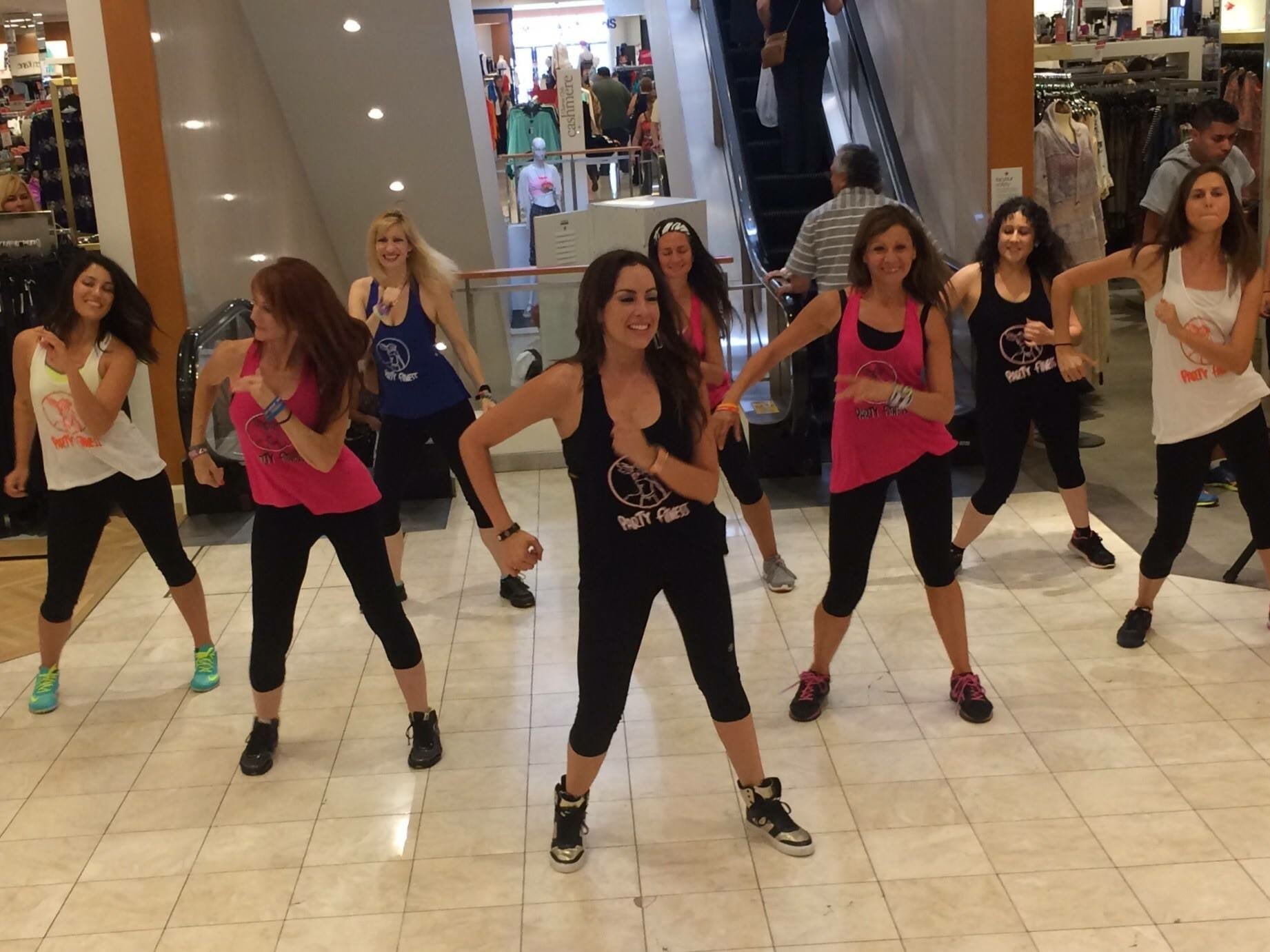 Party Fitness Zumba at Mission Valley Macy's
