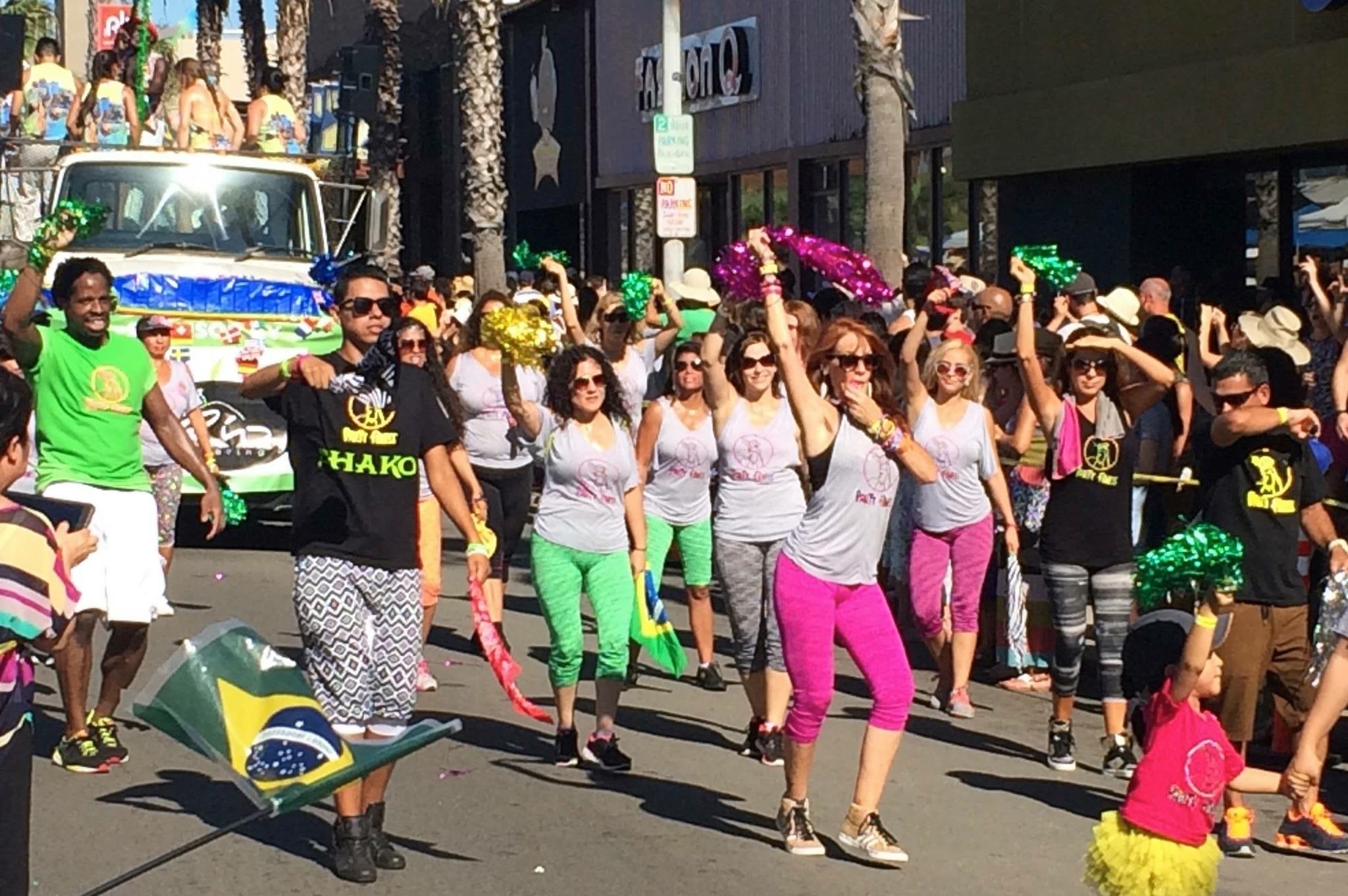 Party Fitness at Pacific Beach Parade