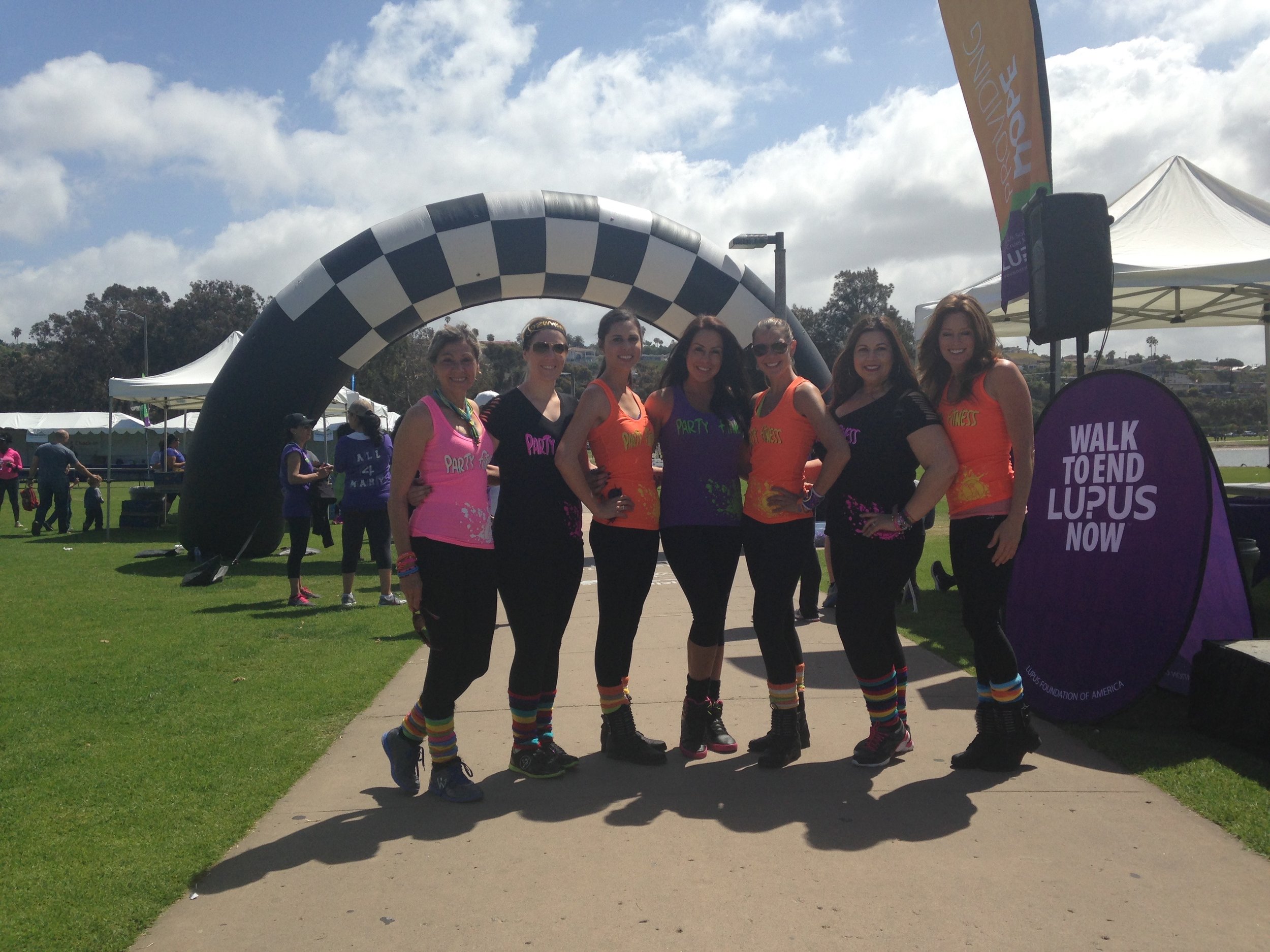 Party Fitness at The Walk for Lupus