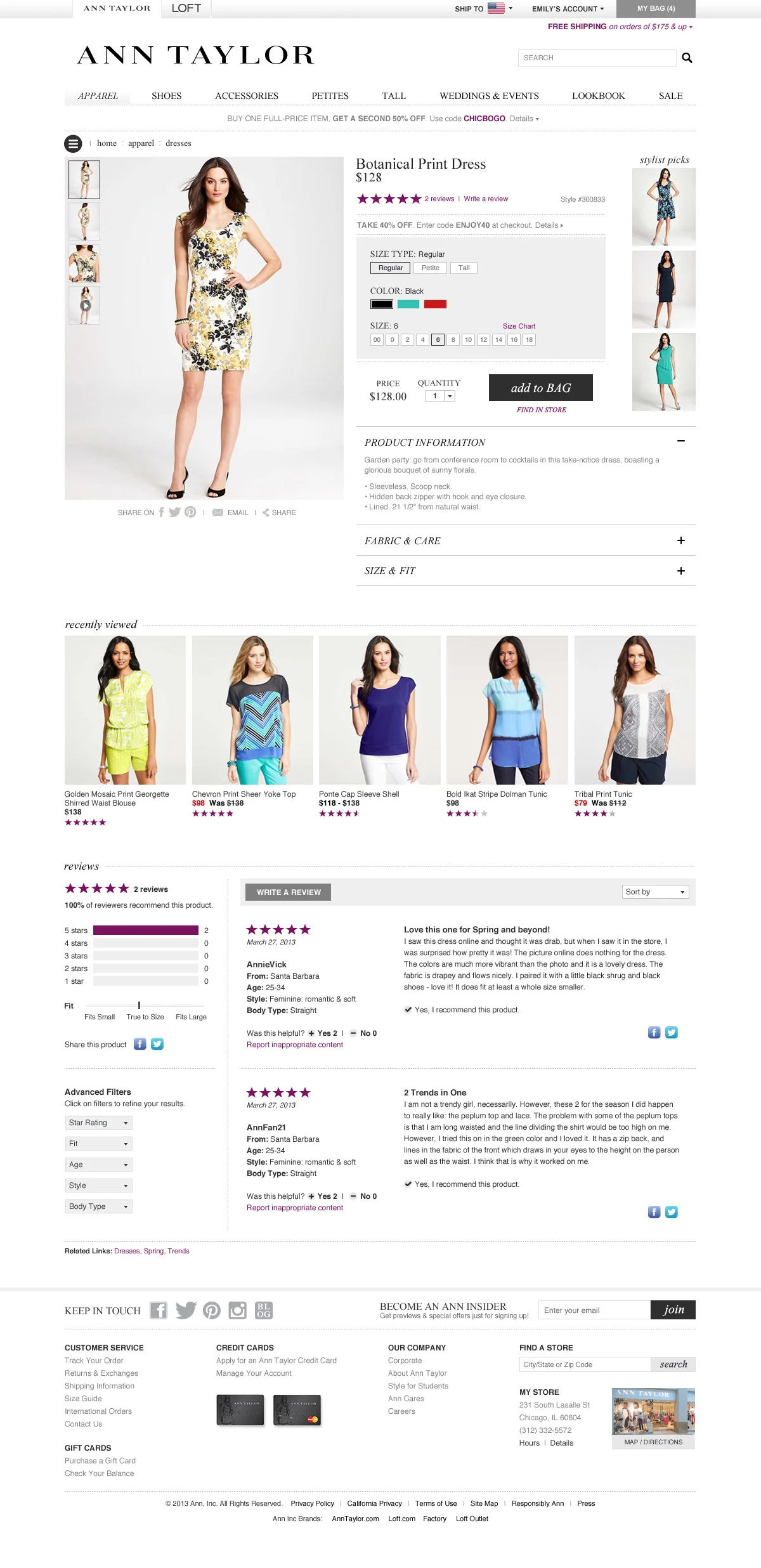 Product Detail Page
