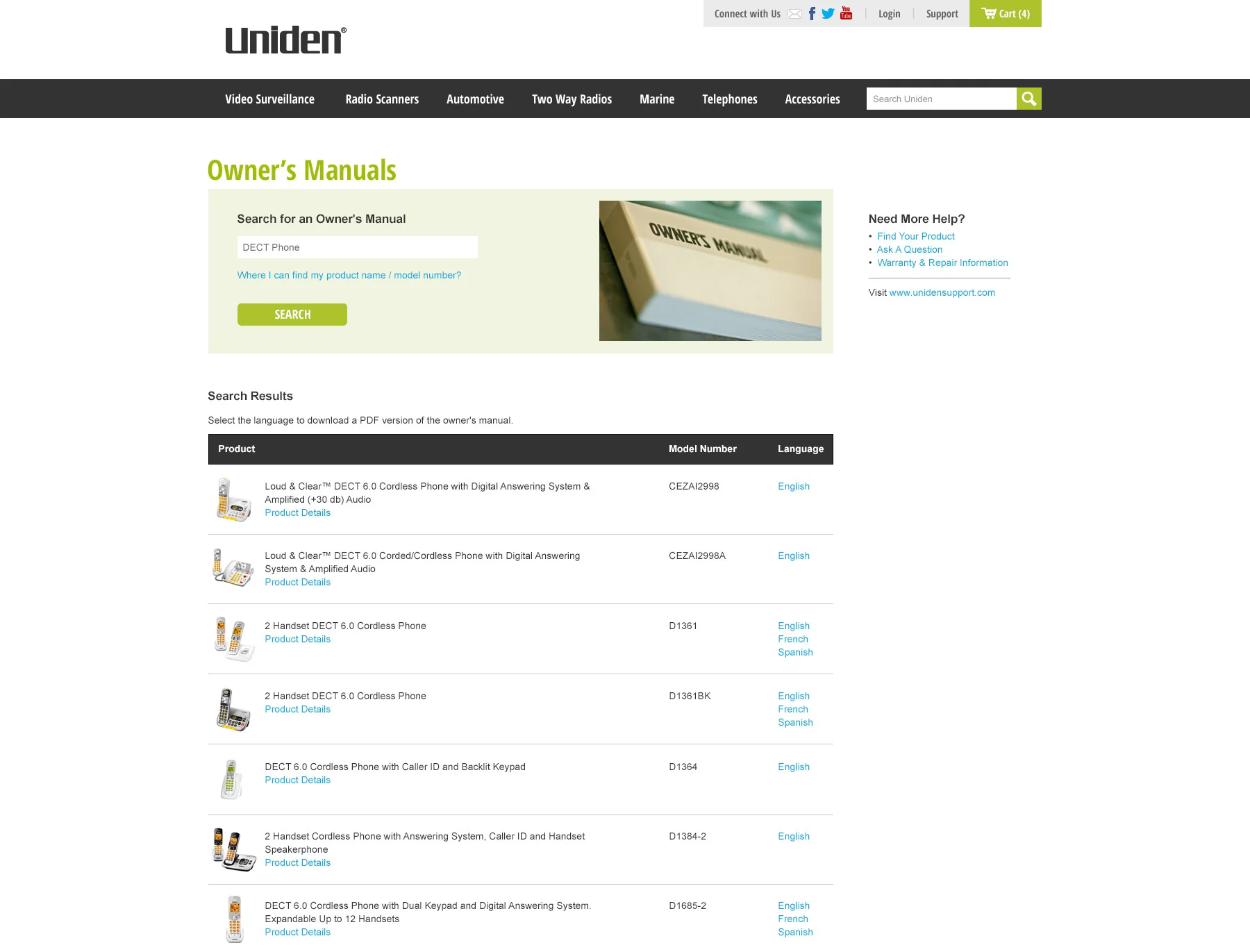 Product Manual Search