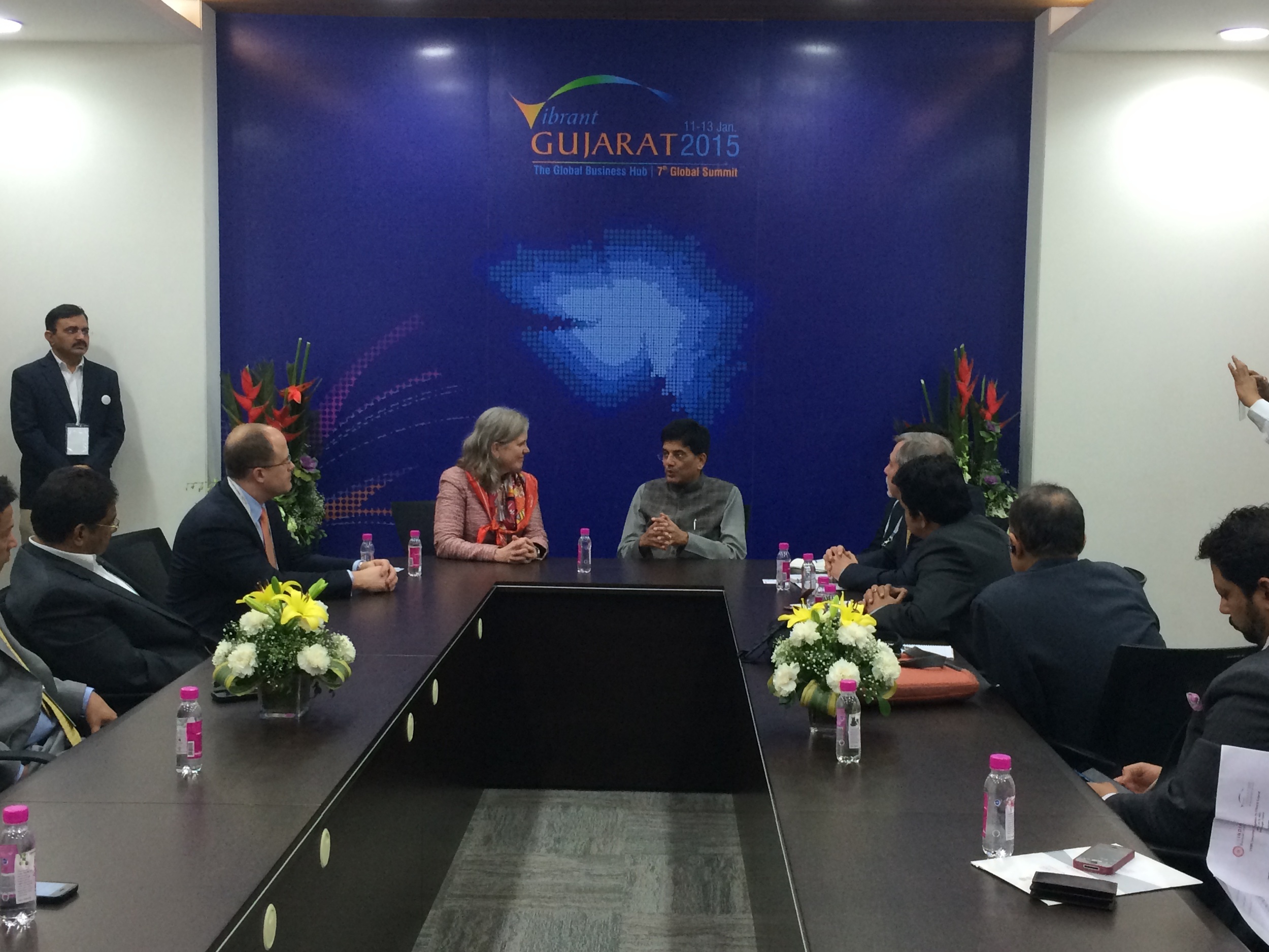  The US India Business Council Delegation with Mr. Piyush Goyal, Honorable Minister of Renewal Energy, Government of India. 