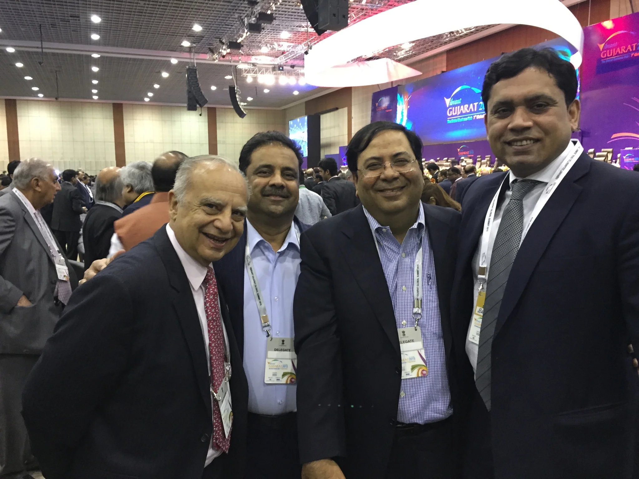 In Photos (Right to Left): Mr. Bharat Kaushal, Managing Director & CEO at Sumitomo Mitsui Banking Corporation with Suresh Nichani, Vice Chairman of RootCorp, Mr. Danny Gaekwad & Mr. Sunder Advani.