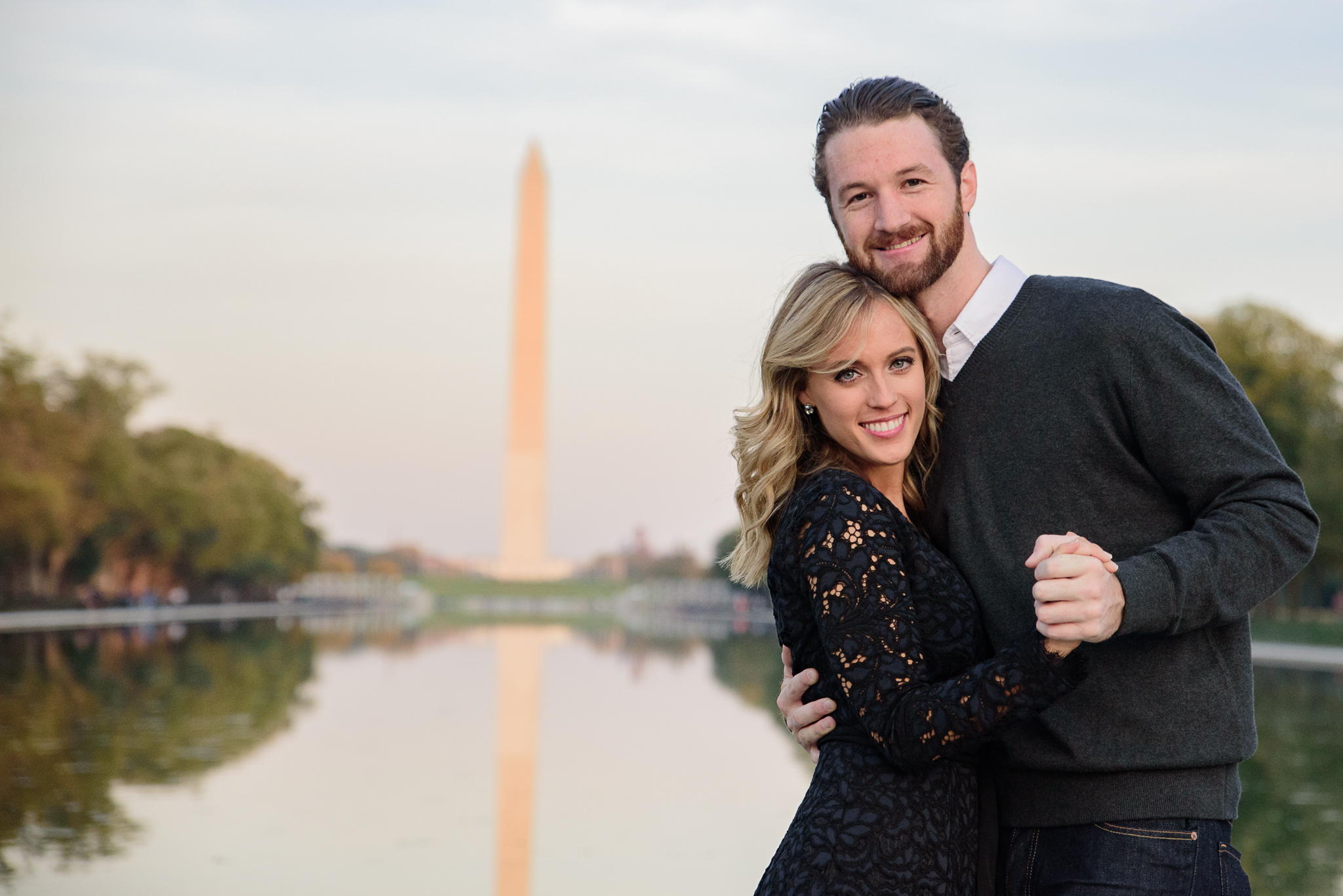 Washington DC Monuments - Engagement photos