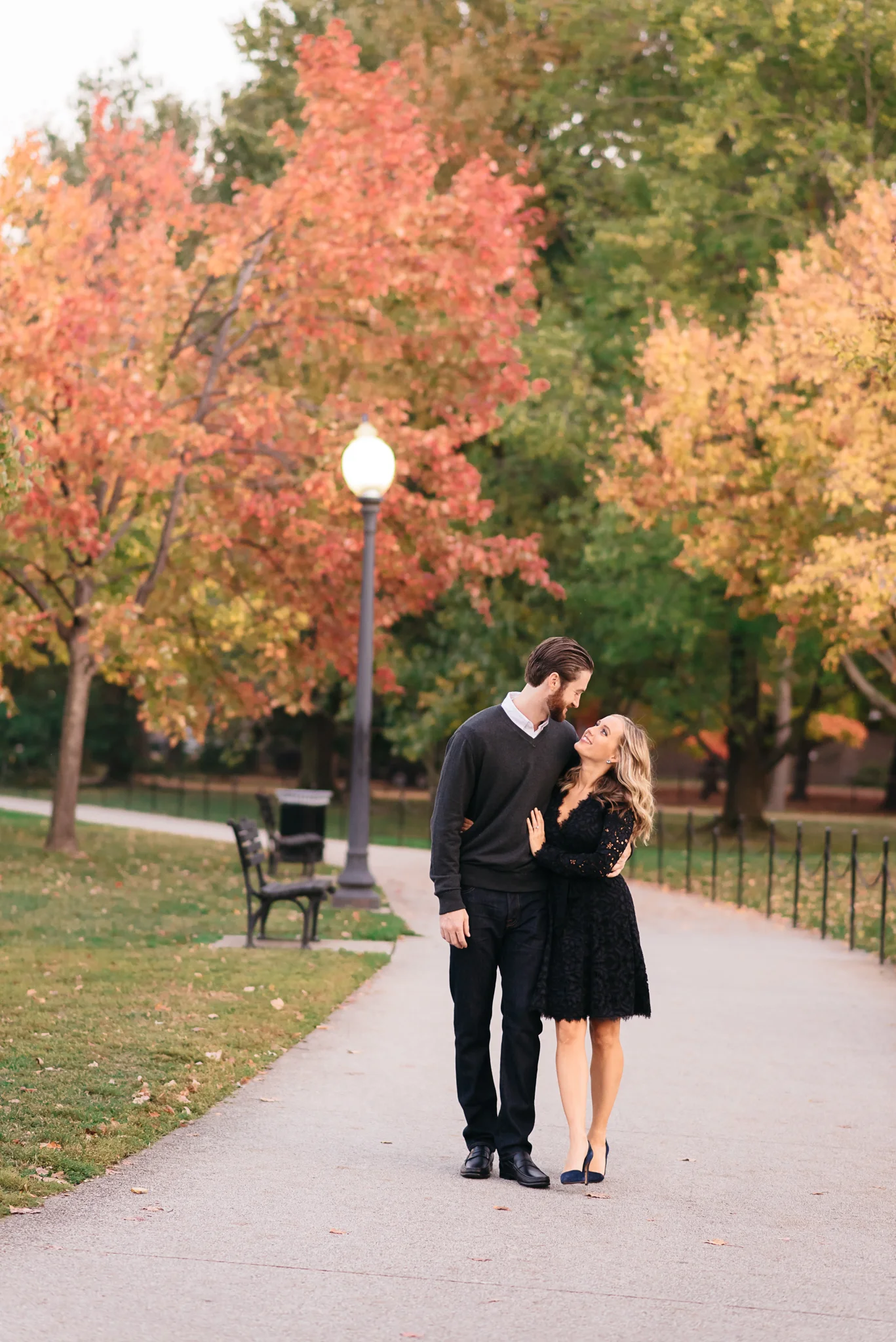 Washington DC Monuments - Fall Engagement Photos