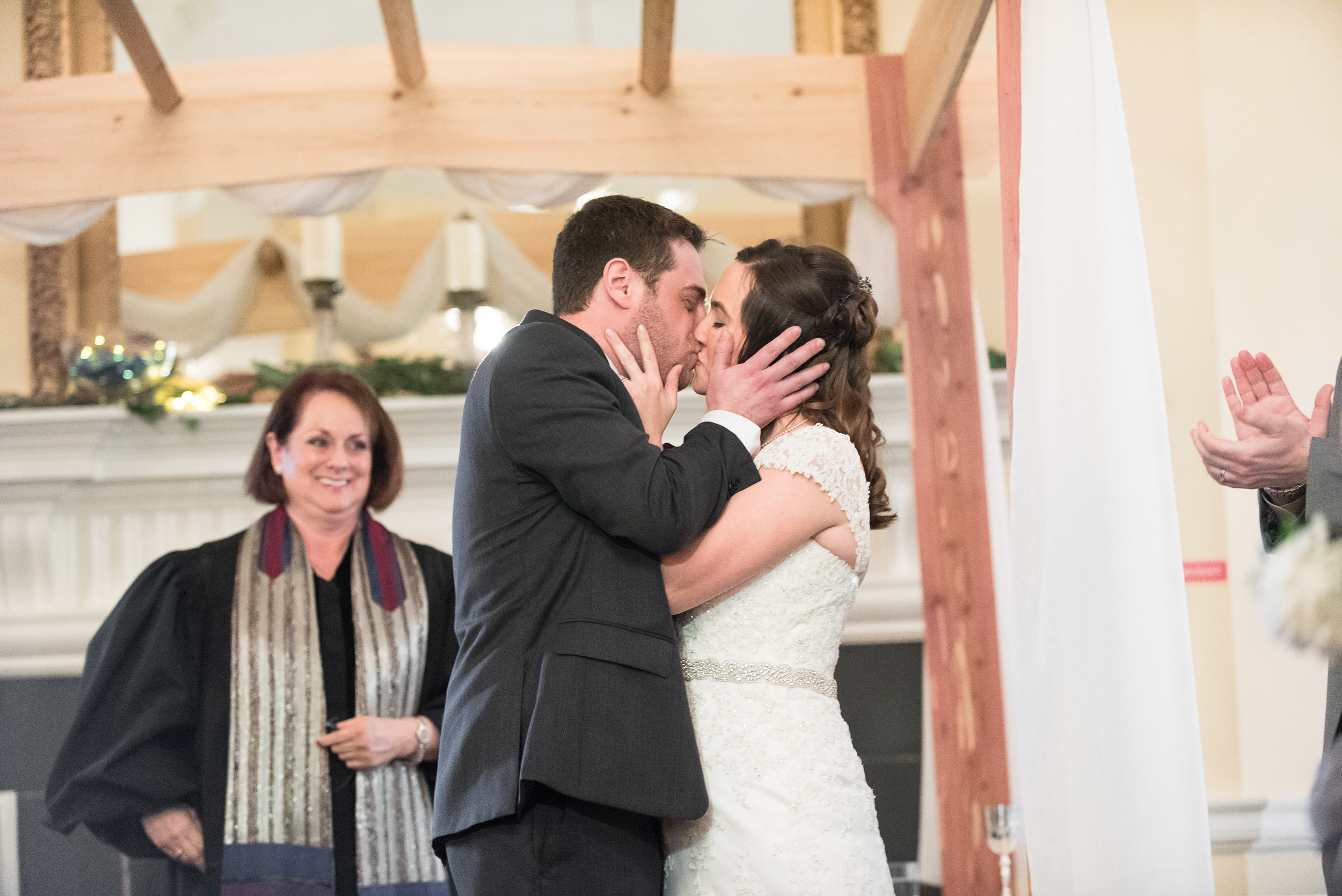 McLean Gardens Wedding Ceremony - DC The Kiss