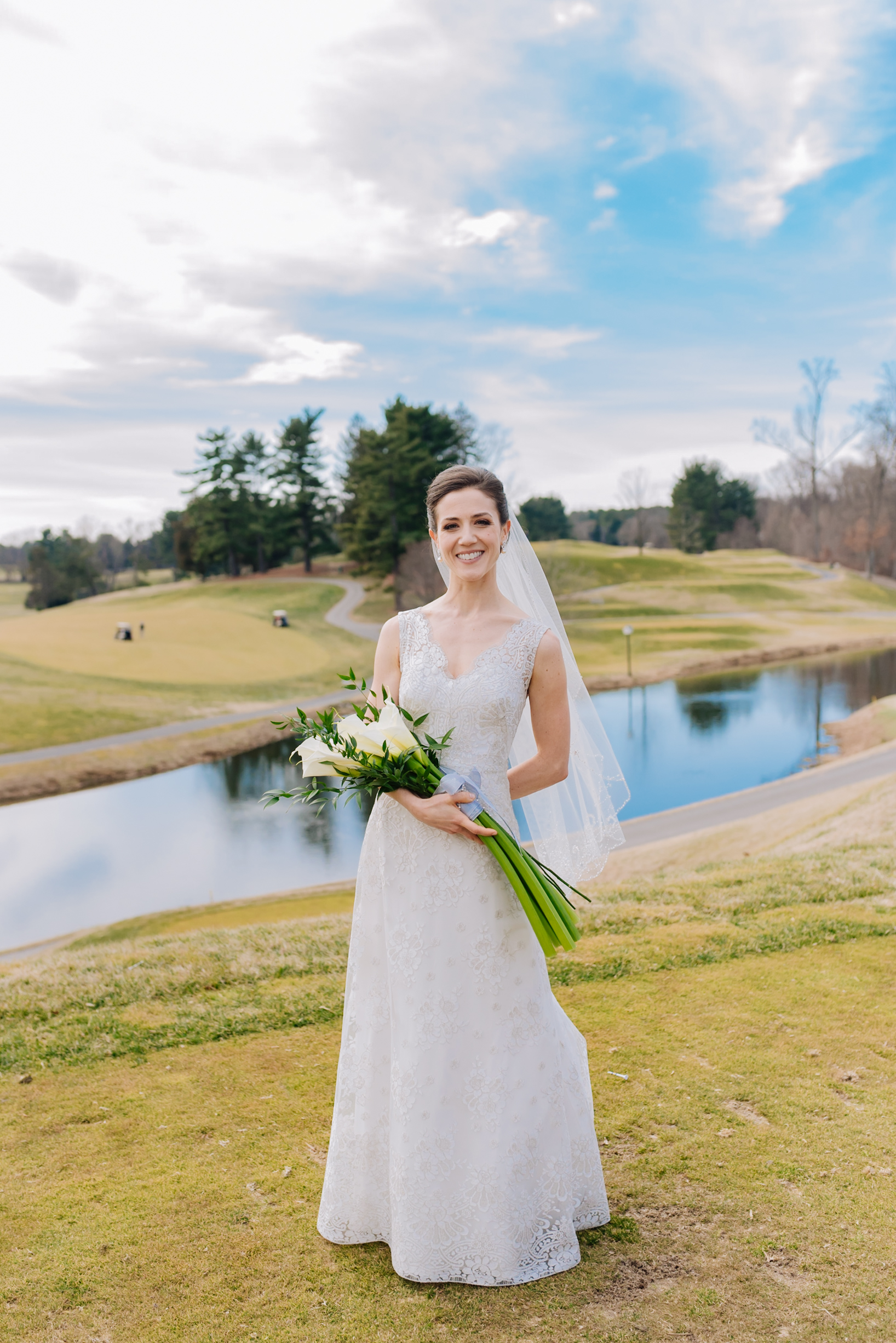 Congressional Country Club wedding - Winter wedding