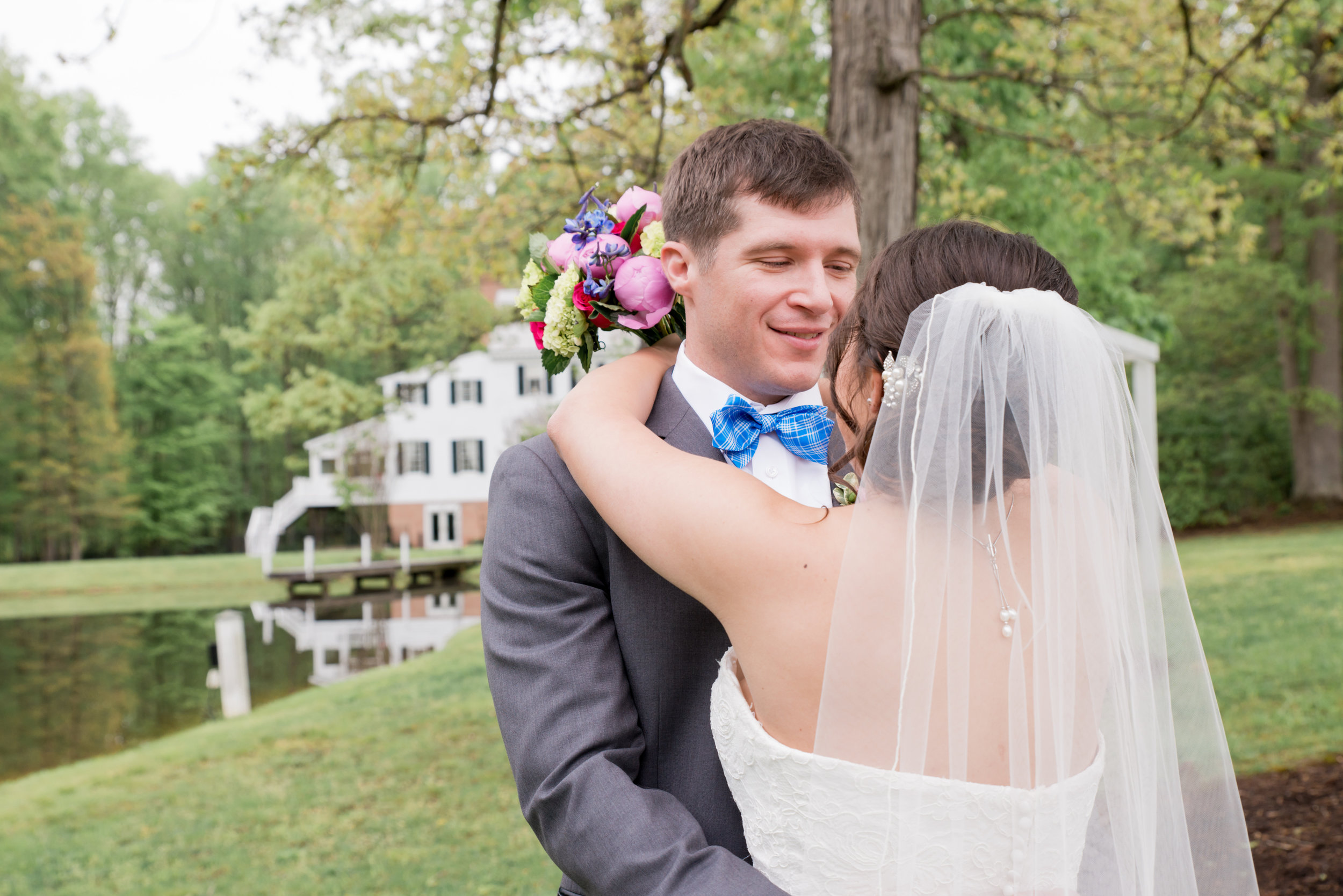  Bride and Groom Portraits at Stevenson Ridge Virginia 