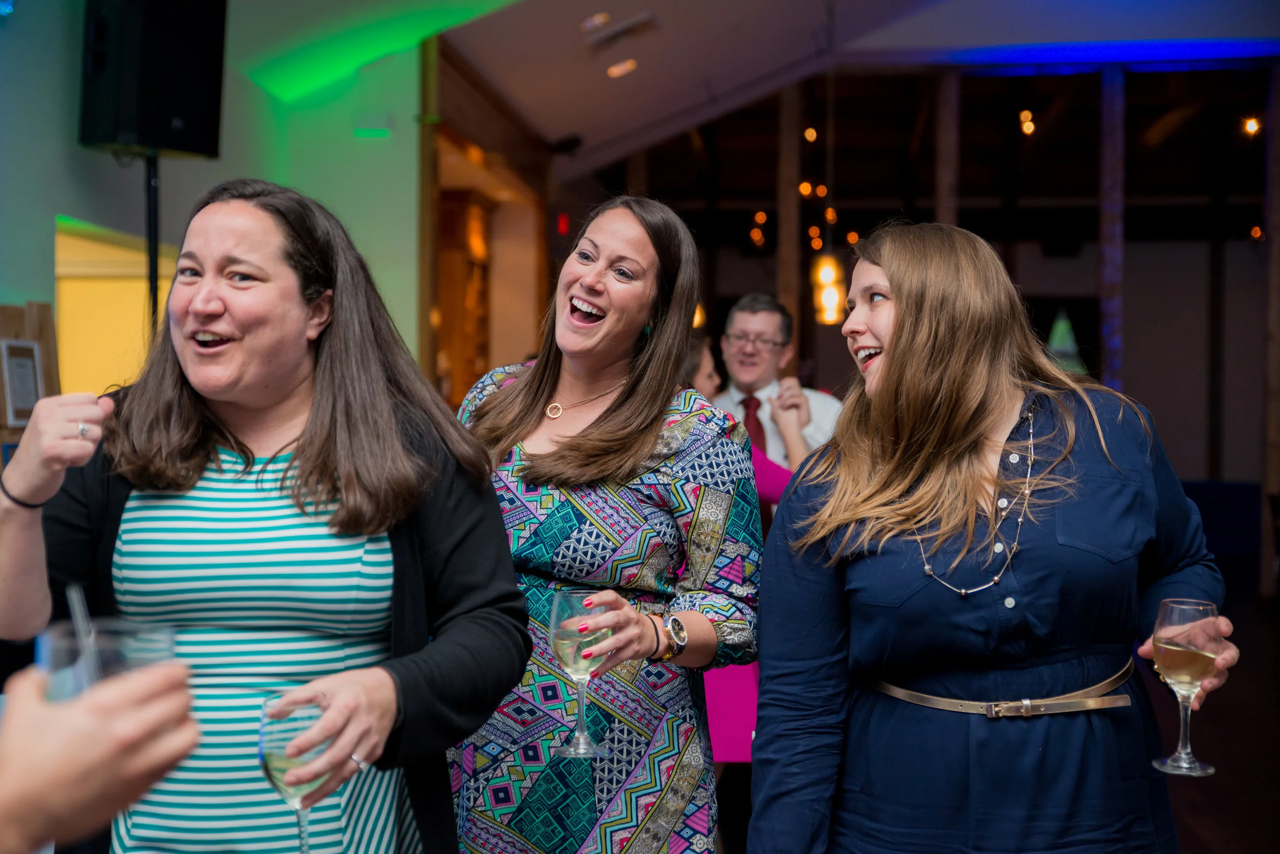 Wedding guests dance photos