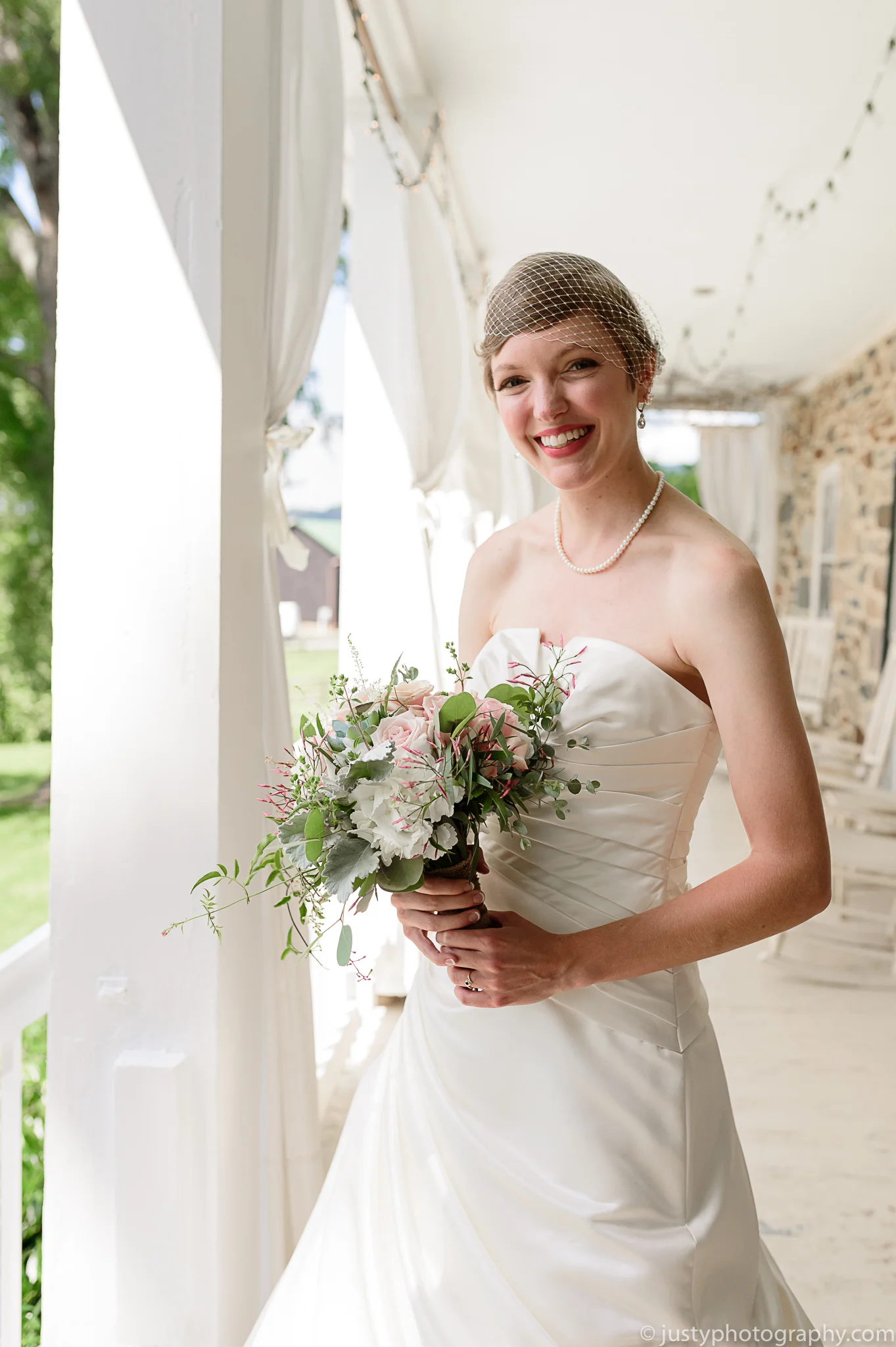 Silverbrook Farm Wedding Photos - Washington DC Wedding Photographer - Bride portraits