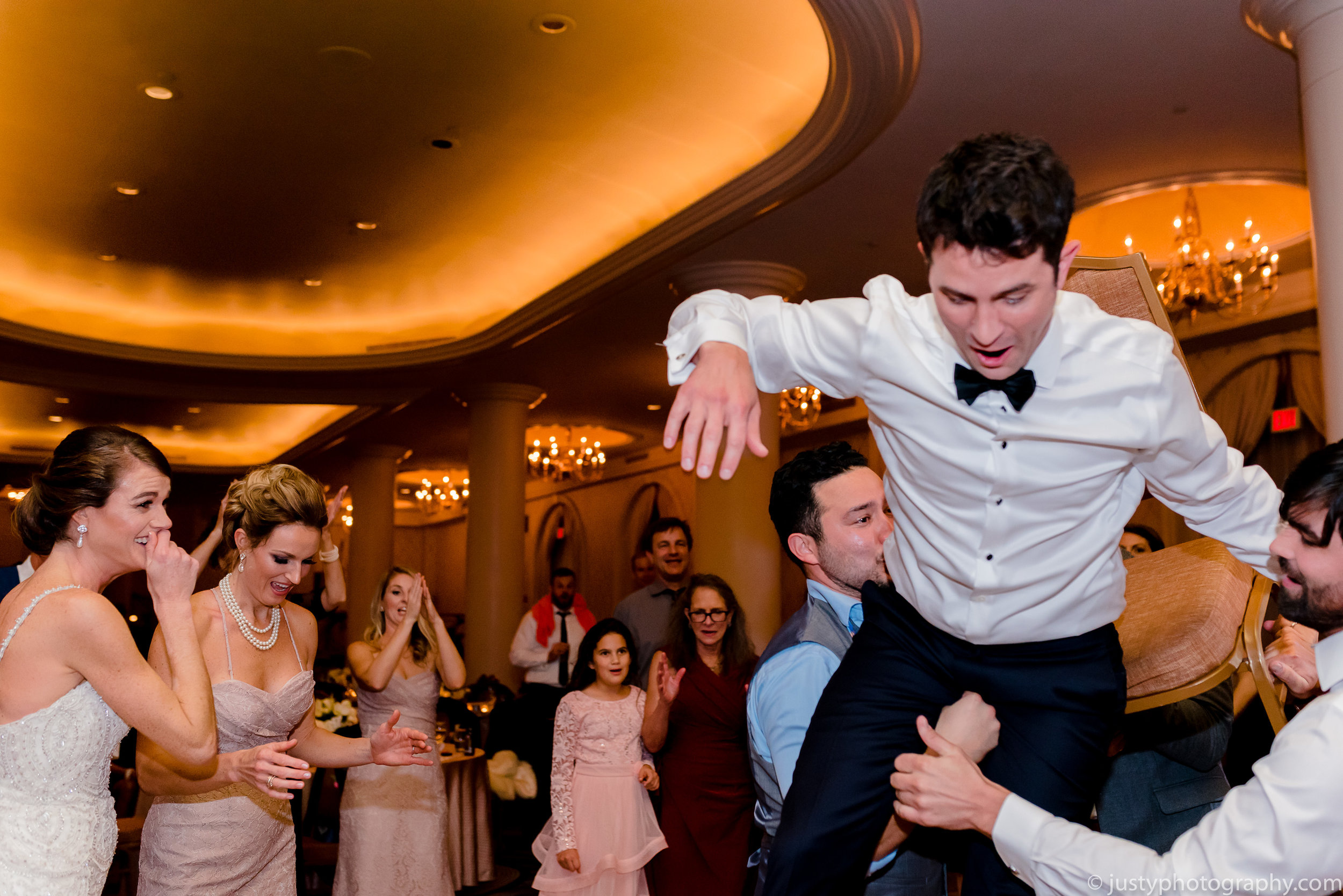  Bride and groom hora - Jewish wedding at Omni Shoreham DC 