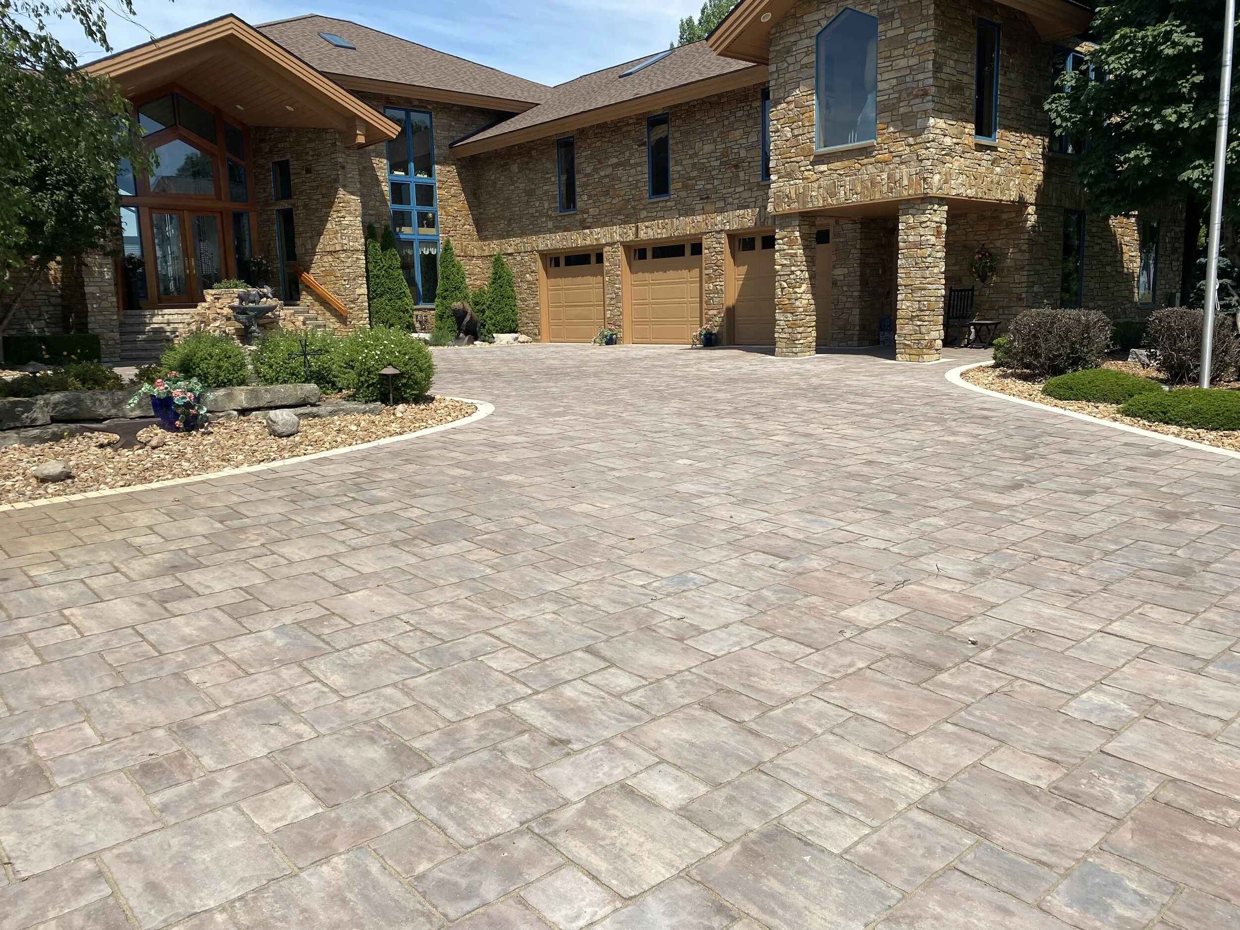 Brick Paver Driveway Project