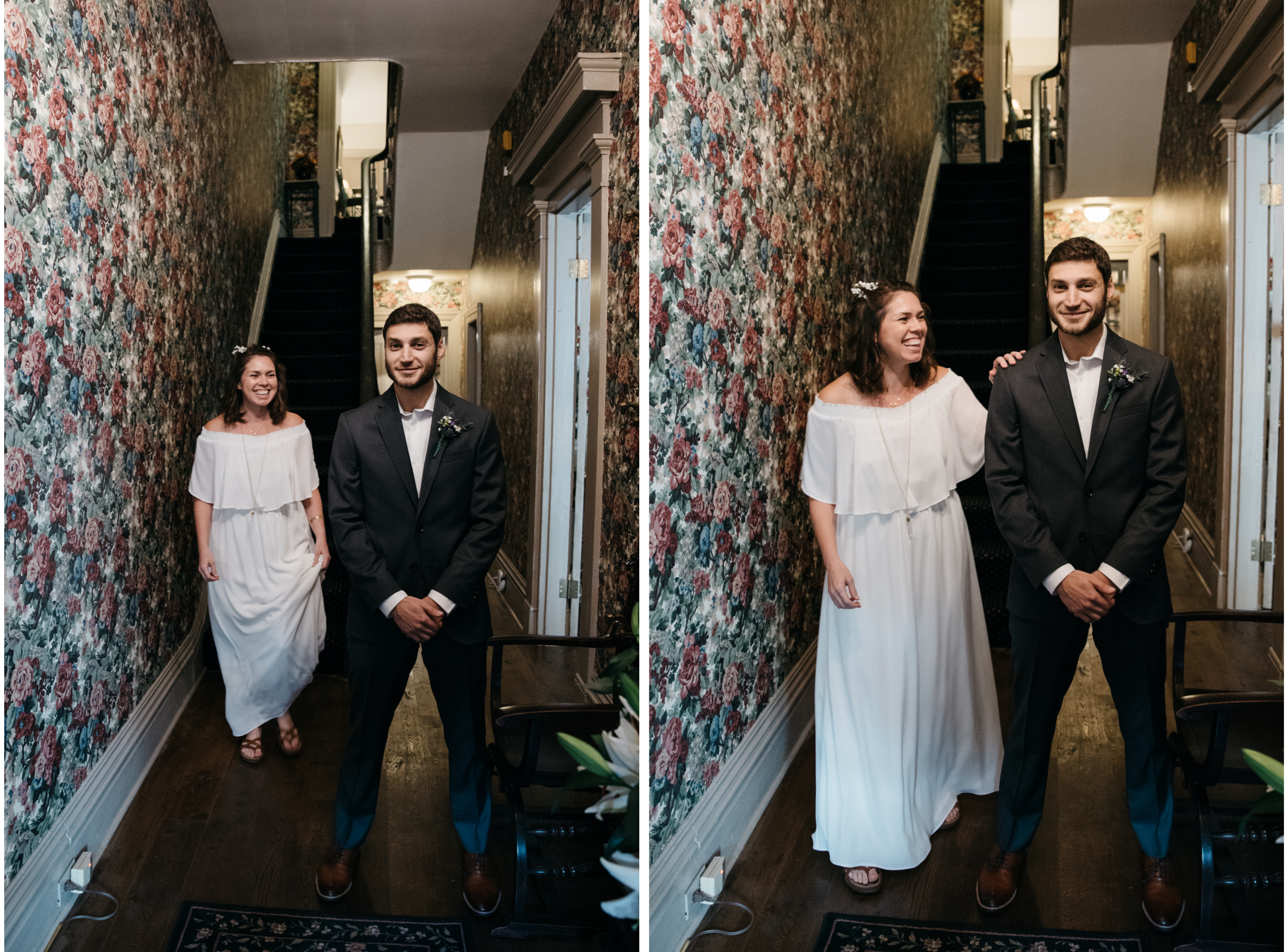 Morning Glory Inn Wedding, first look Pittsburgh wedding photographer.jpg