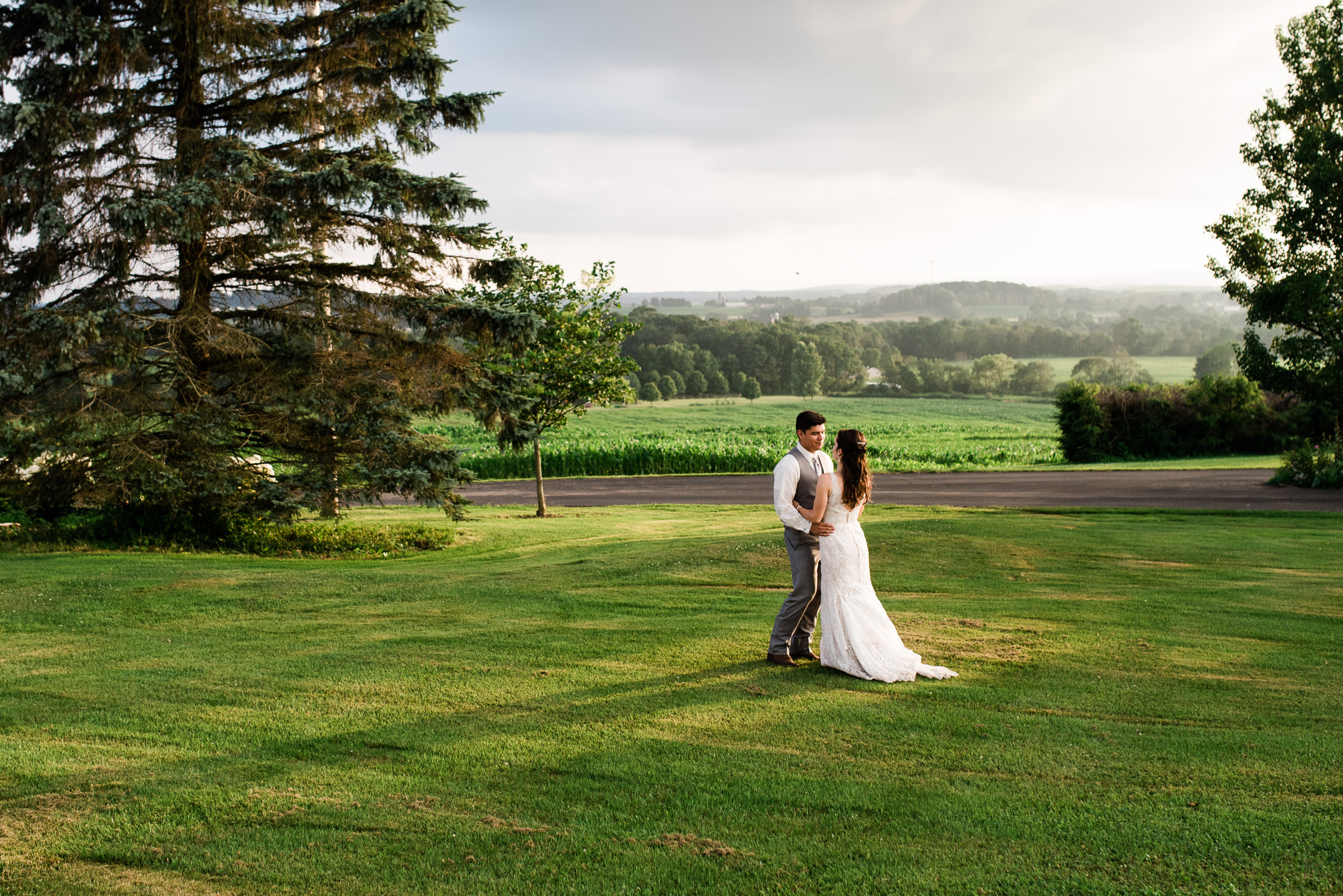 Sunset Wedding Portraits, Pittsburgh Wedding Photographer, The Event Barn at Highland Farms, Somerset PA-4114.jpg