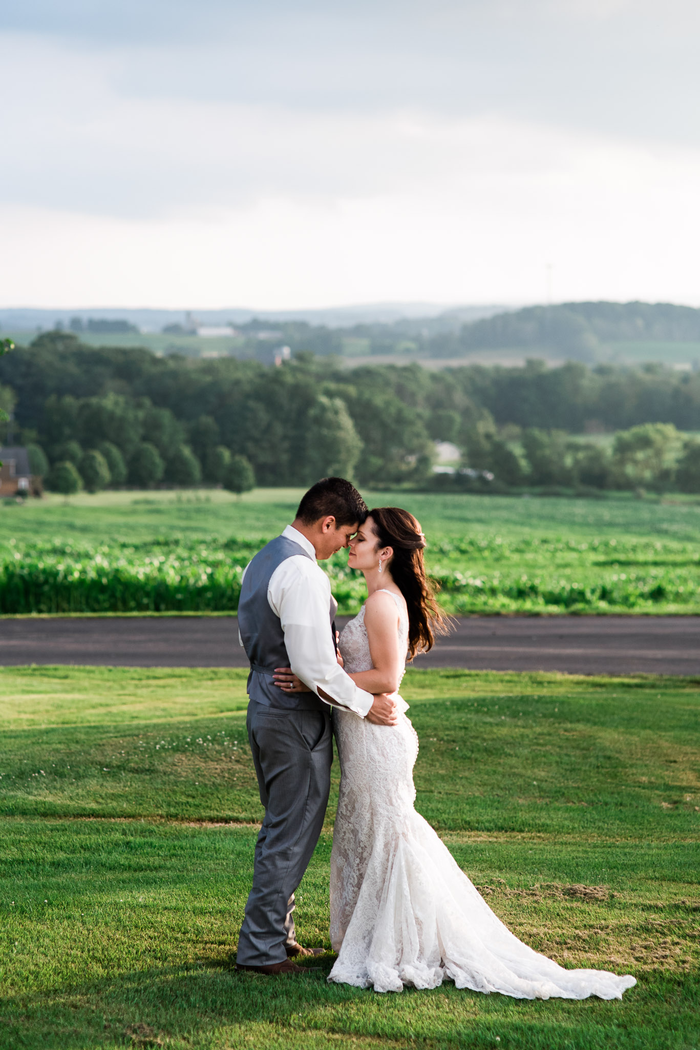 Sunset Wedding Portraits, Pittsburgh Wedding Photographer, The Event Barn at Highland Farms, Somerset PA-0158.jpg