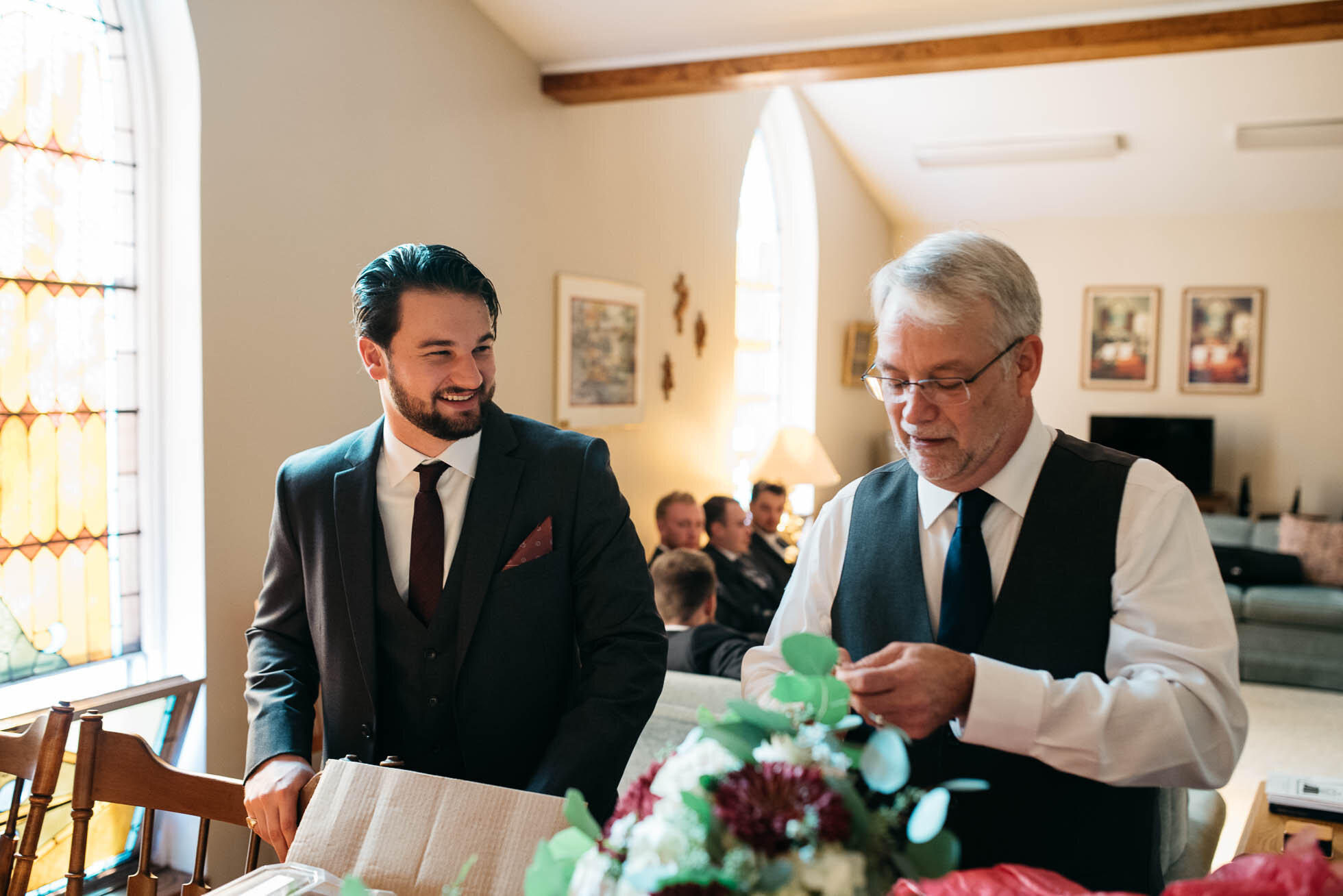 Groom getting ready, Ligonier wedding Photographer.jpg