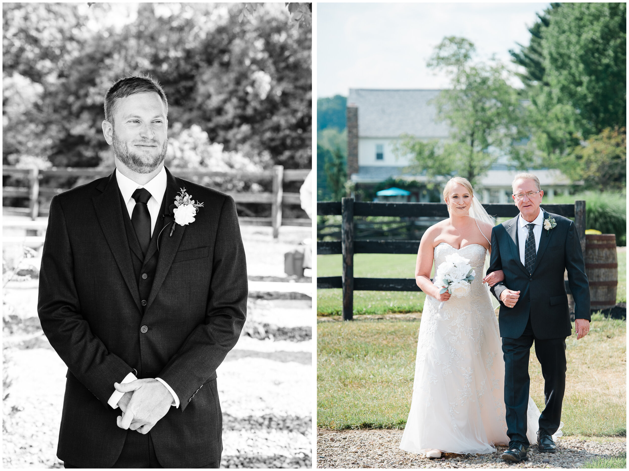 bride coming down the aisle, Hayloft of PA.jpg