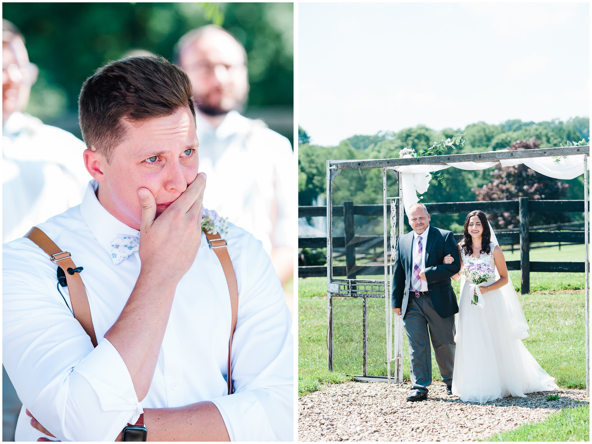 First Look Coming down the aisle, Hayloft of PA.jpg