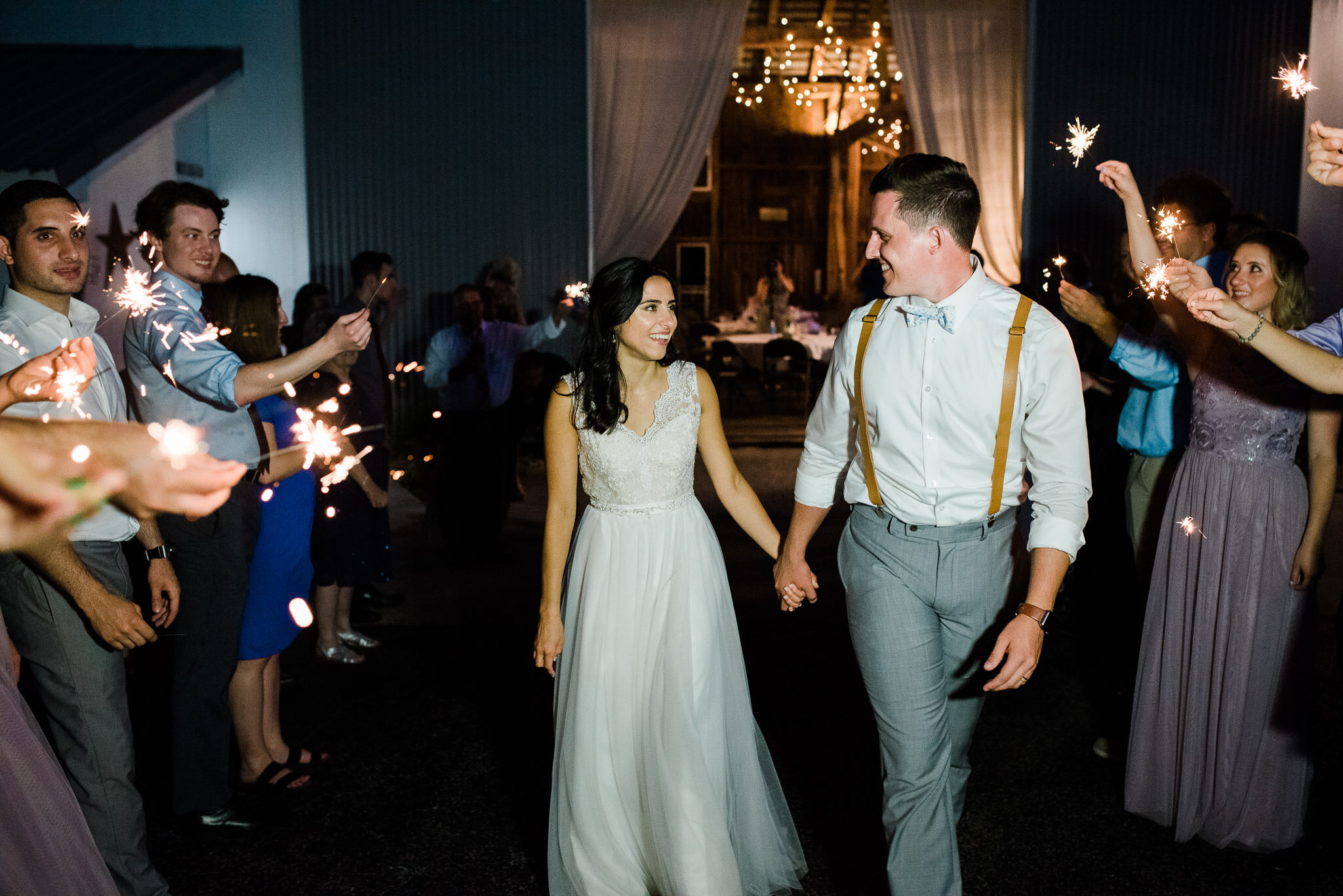 Hayloft of PA reception, sparklers, Pittsburgh PA wedding photographer-7534.jpg