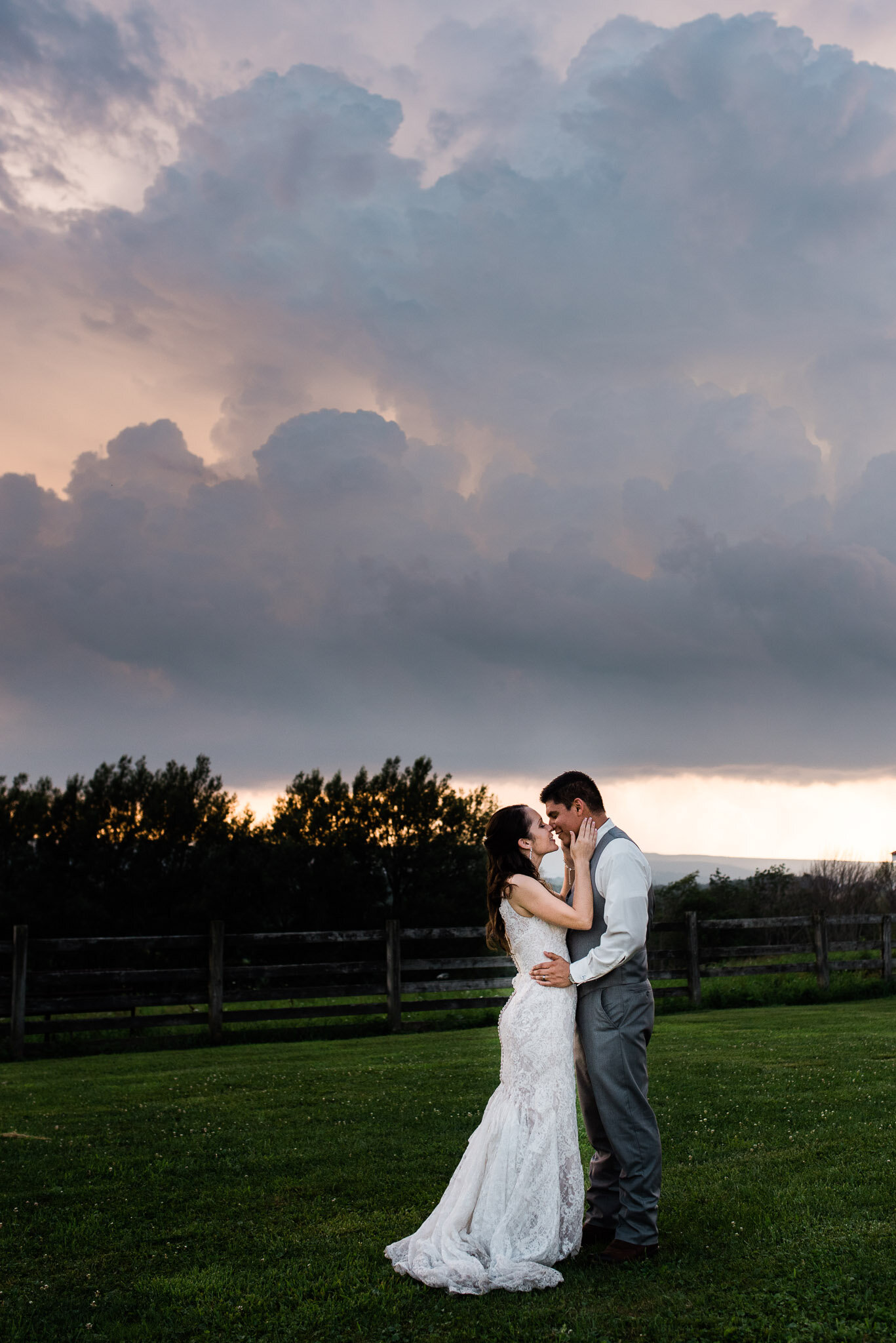 Sunset Wedding Portraits, Pittsburgh Wedding Photographer, The Event Barn at Highland Farms, Somerset PA-4074.jpg